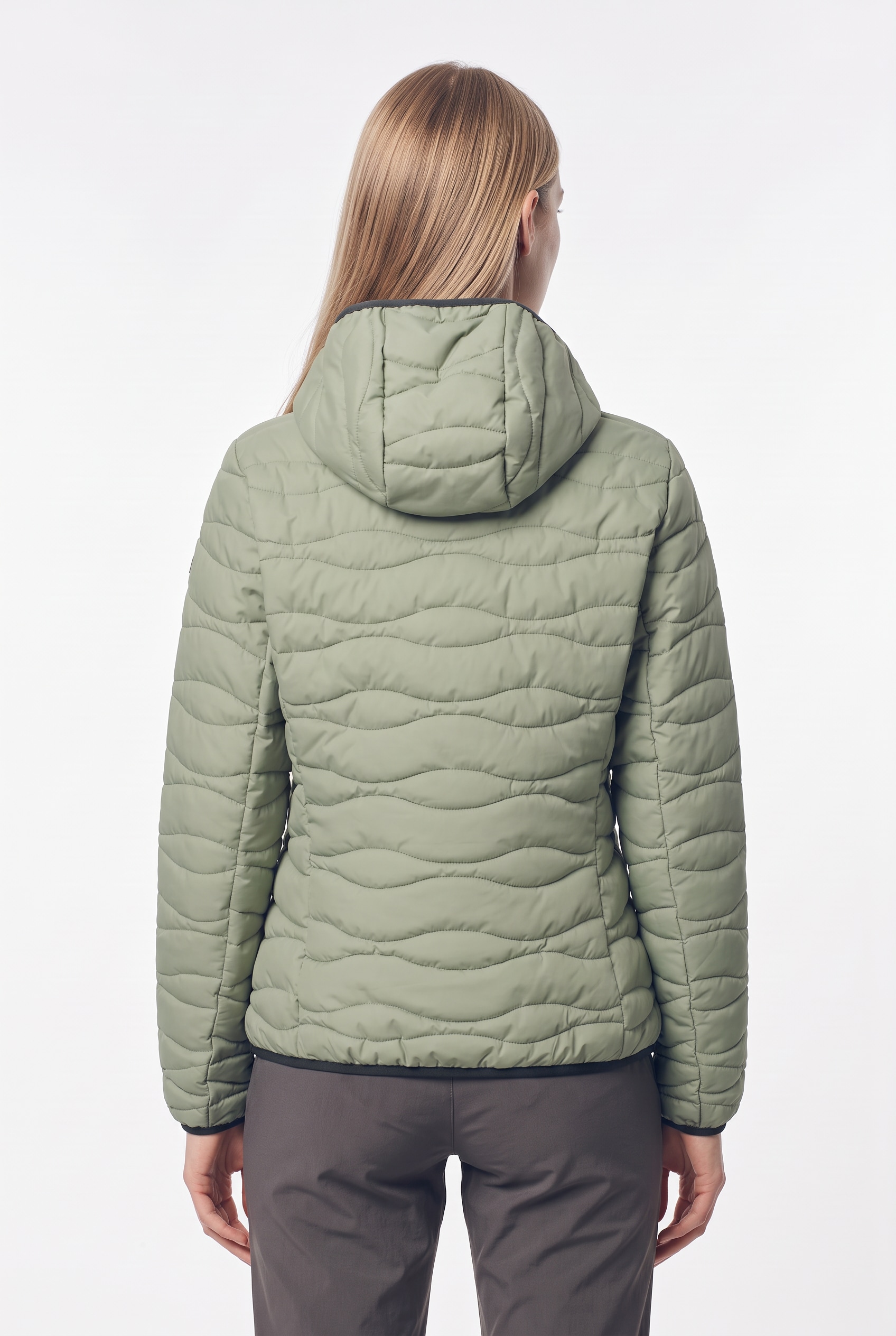 CMP Steppjacke »WOMAN JACKET FIX HOOD« mit Kapuze winddicht, wasserabweisend, atmungsaktiv