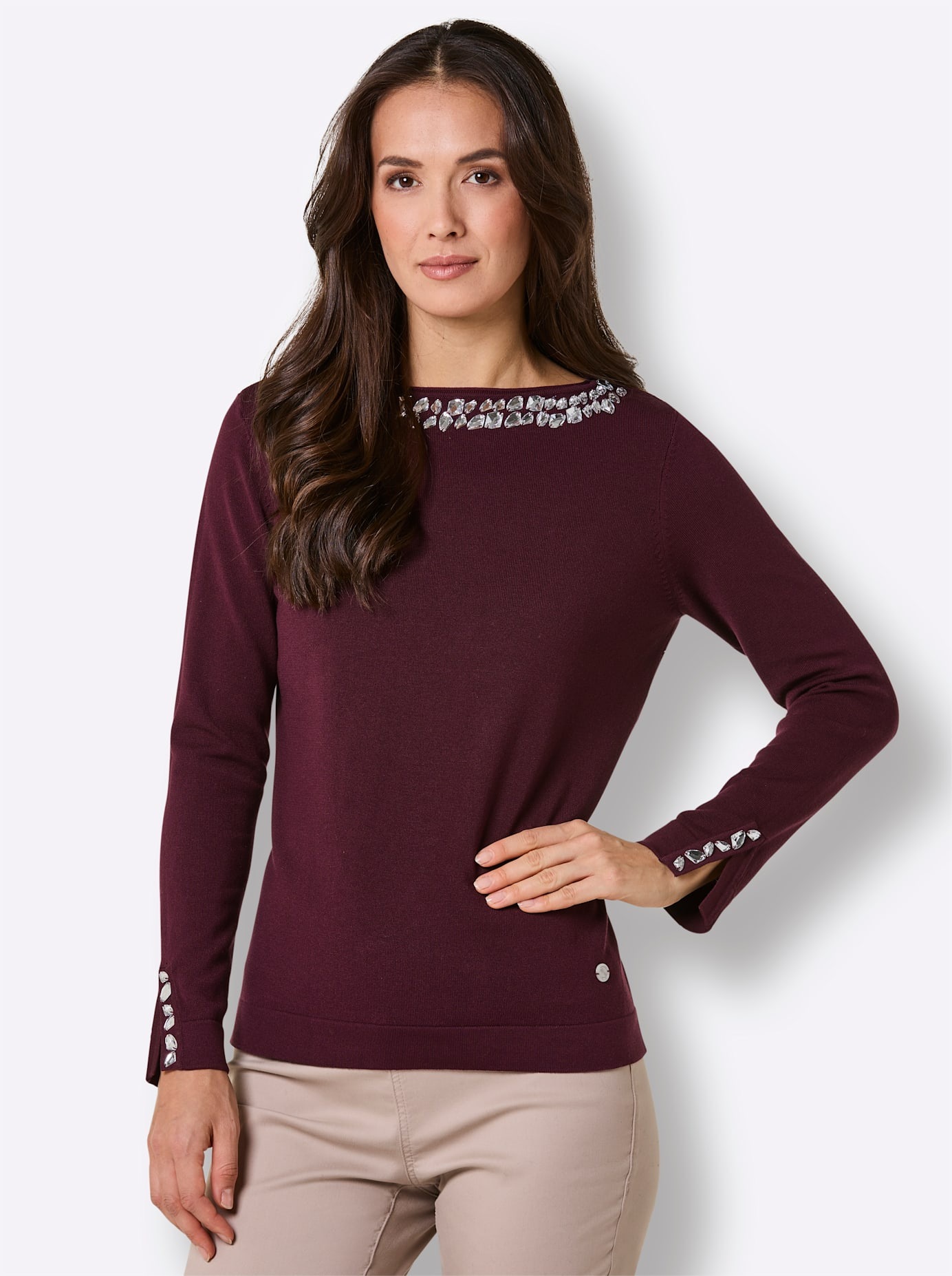 CREATION L PREMIUM Strickpullover »Lyocell-Viskose-Pullover«