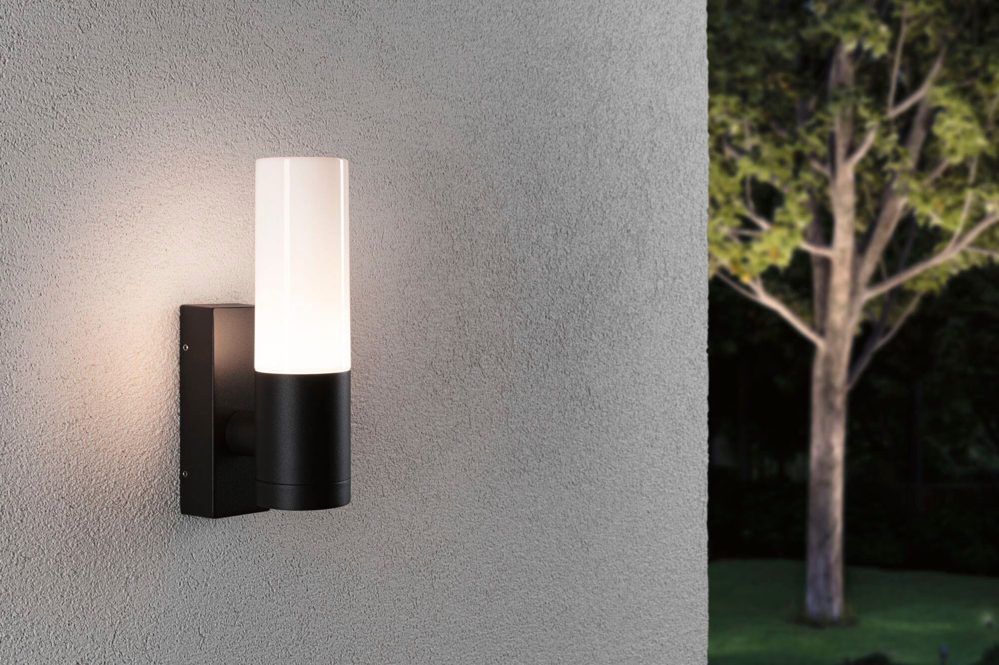 Paulmann LED Außen-Wandleuchte »Outdoor 230V Tralia E27 IP44 anthrazit«, 1 flammig, Leuchtmittel E27 | ohne Leuchtmittel, E27, IP44
