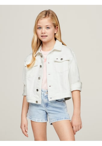 Jeansjacke »DENIM TRUCKER JACKET WHITE«, Kinder bis 16 Jahre