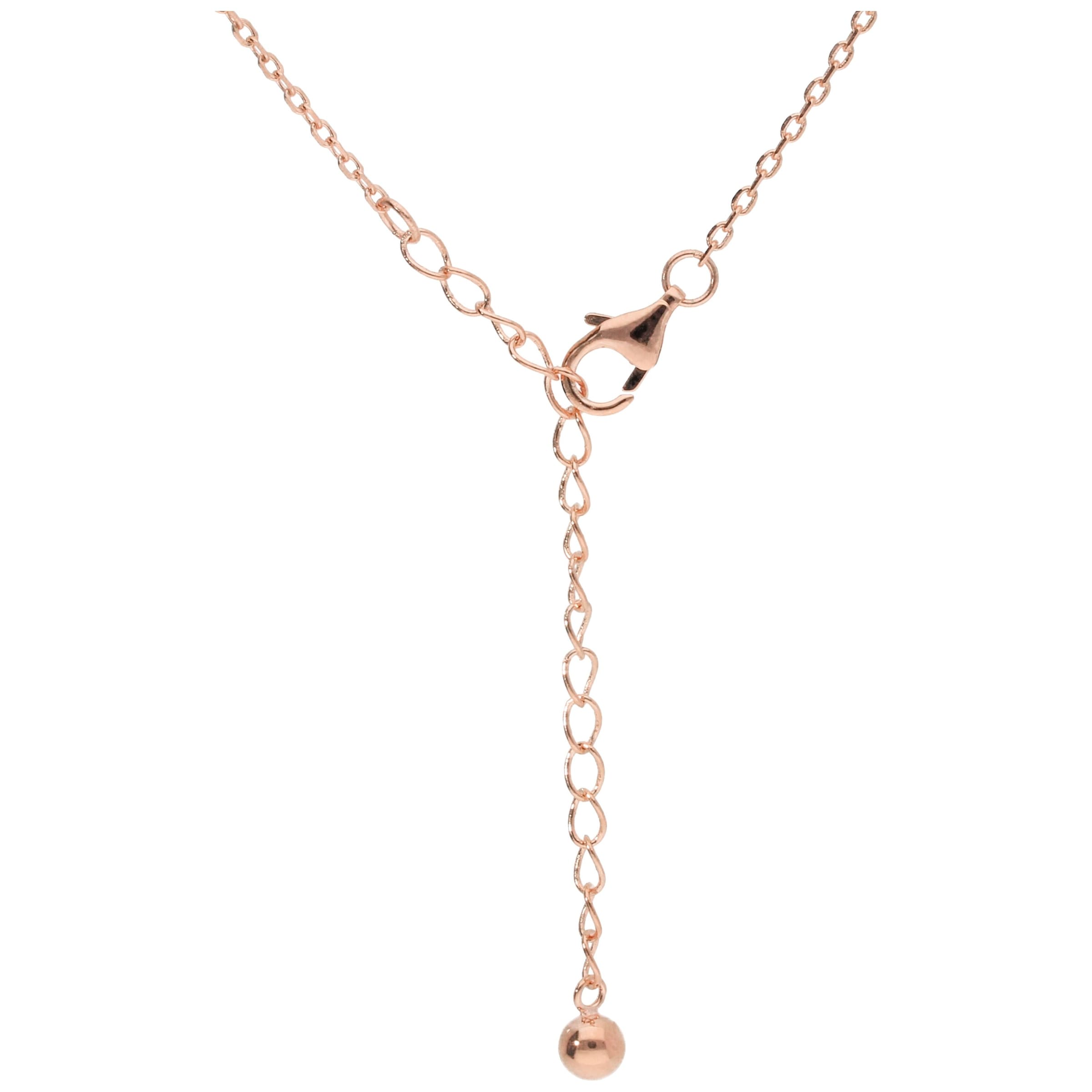 Smart Jewel Collier »Collier Herz mit Zirkonia, rosé vergoldet, Silber 925«
