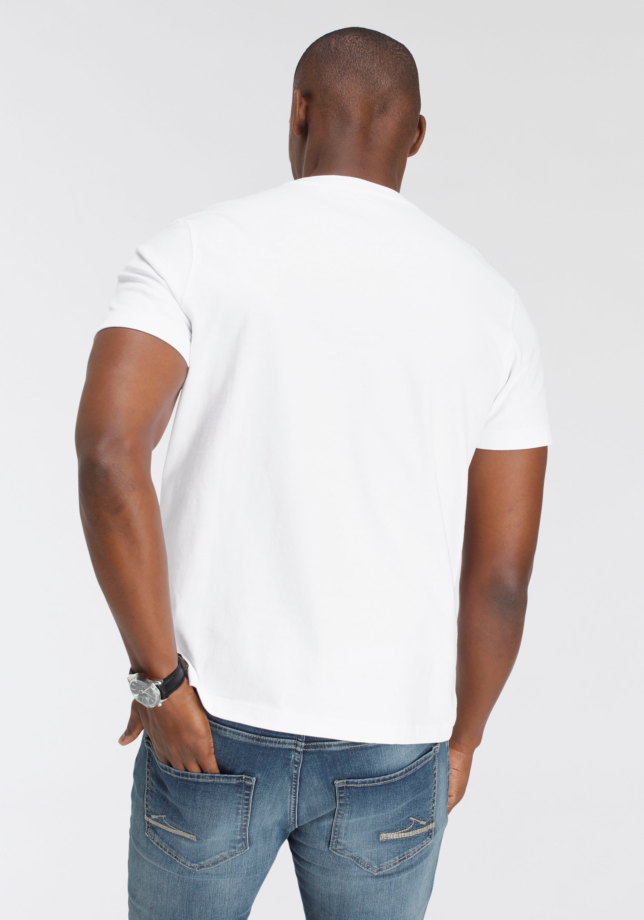 DELMAO T-Shirt, mit modischem Brustprint bei NEUE OTTO kaufen online MARKE! 
