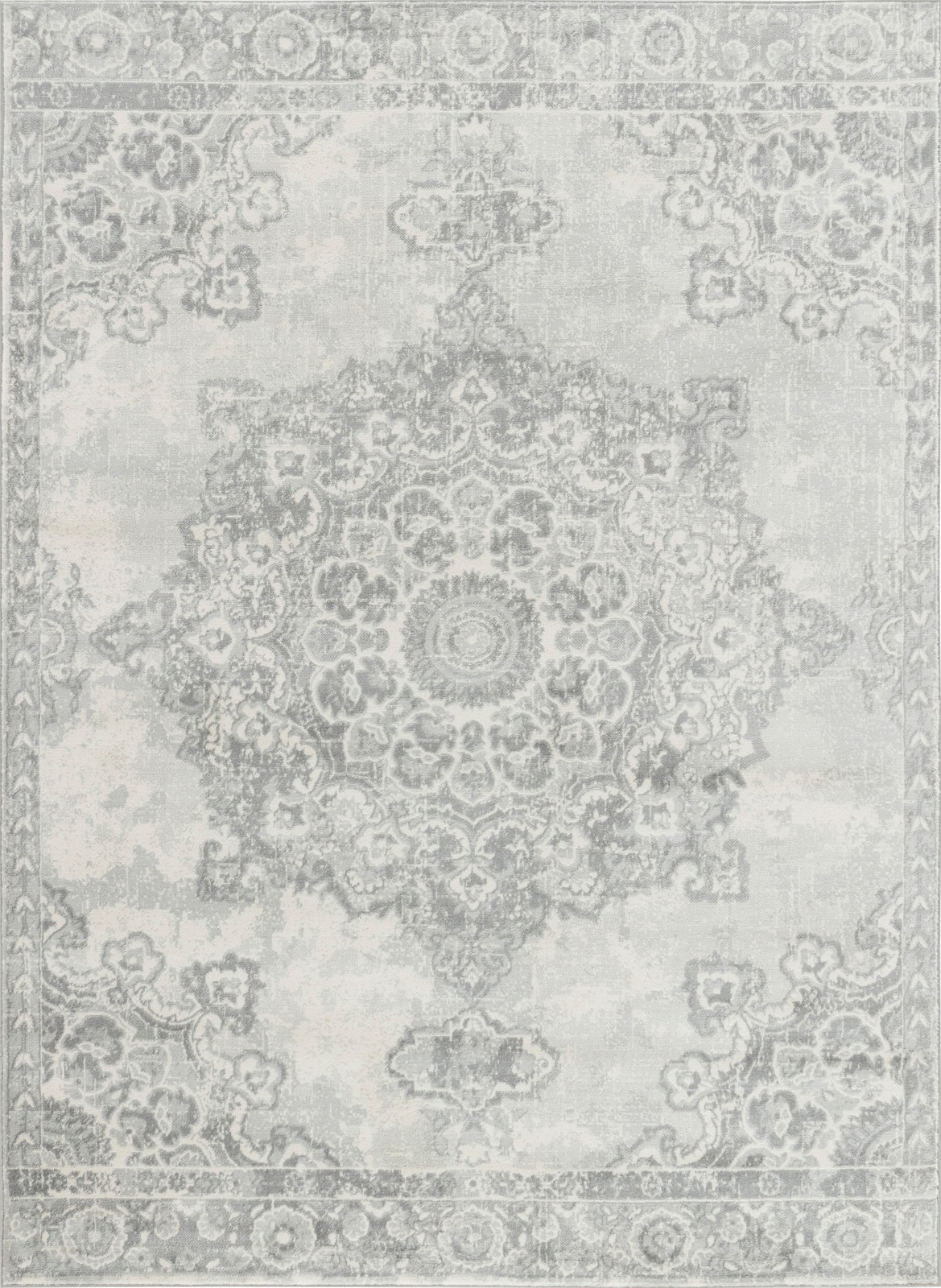 Livabliss Teppich »CORO«, rechteckig, 11 mm Höhe, Boho Kurzflor Orientteppich, Wohnzimmer, Schlafzimmer, Grau