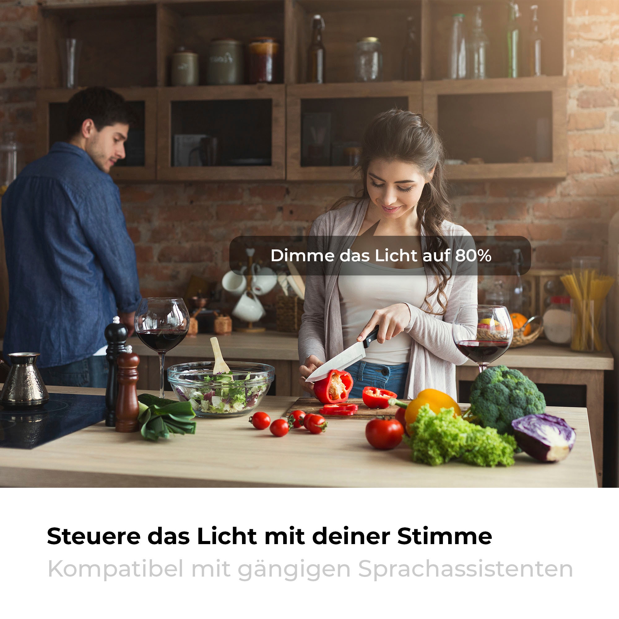 B.K.Licht LED Deckenleuchte »BK_DL1585 WiFi CCT LED Deckenleuchte mit App-Steuerung«, 1 flammig, Leuchtmittel LED-Modul | LED fest integriert, Inkl. Nachtlichtfunktion, Timerfunktion Memoryfunktion, Farbwechsel