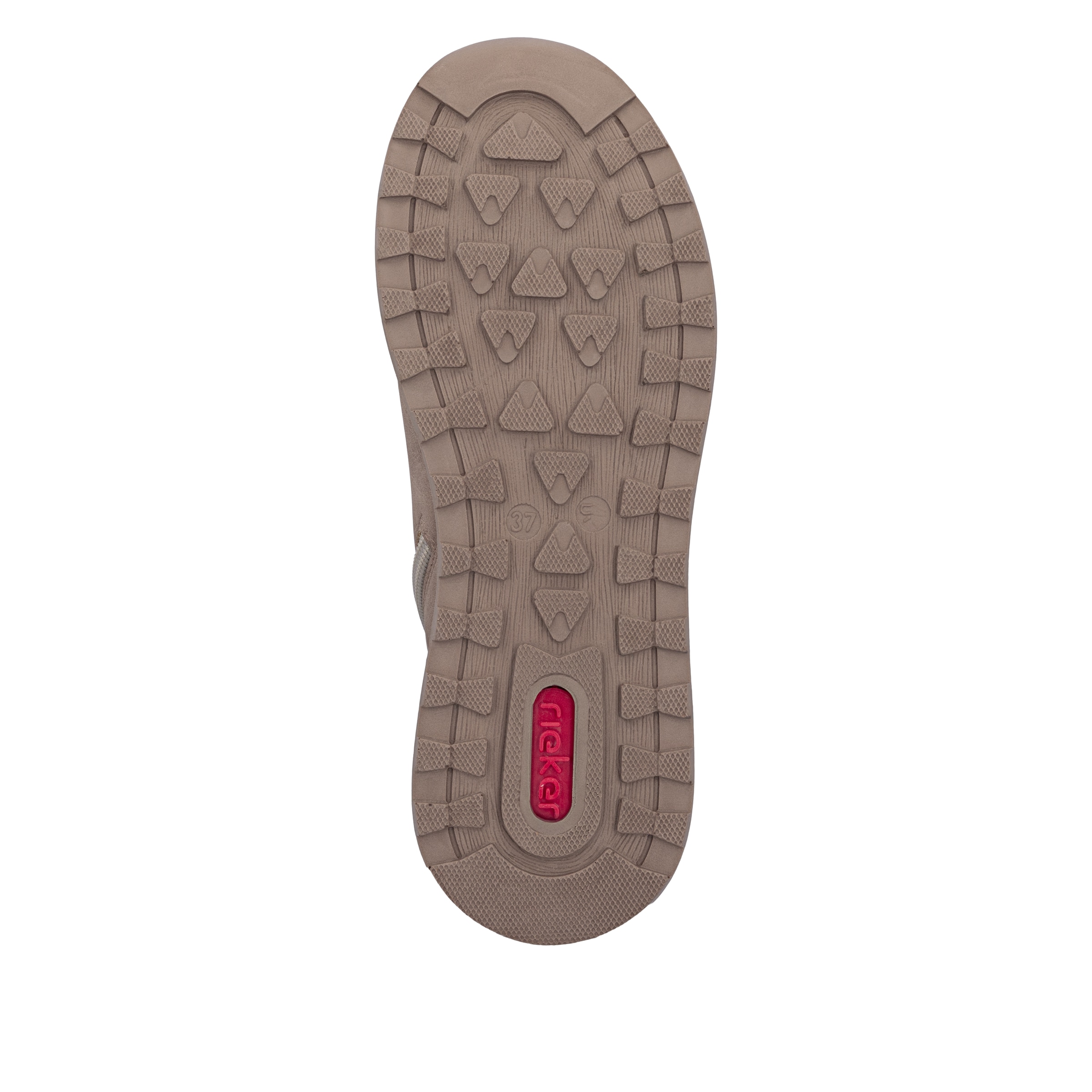 Rieker Sneaker  Freizeitschuh, Halbschuh, Schnürschuh, mit weichem Schaftrand