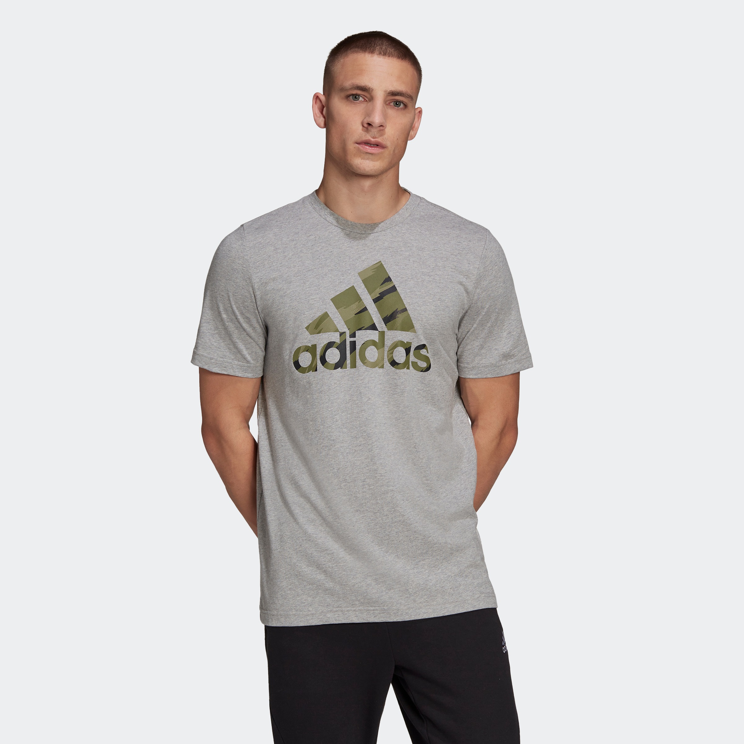 adidas Performance T-Shirt »ESSENTIALS SINGLE JERSEY CAMO PRINT«