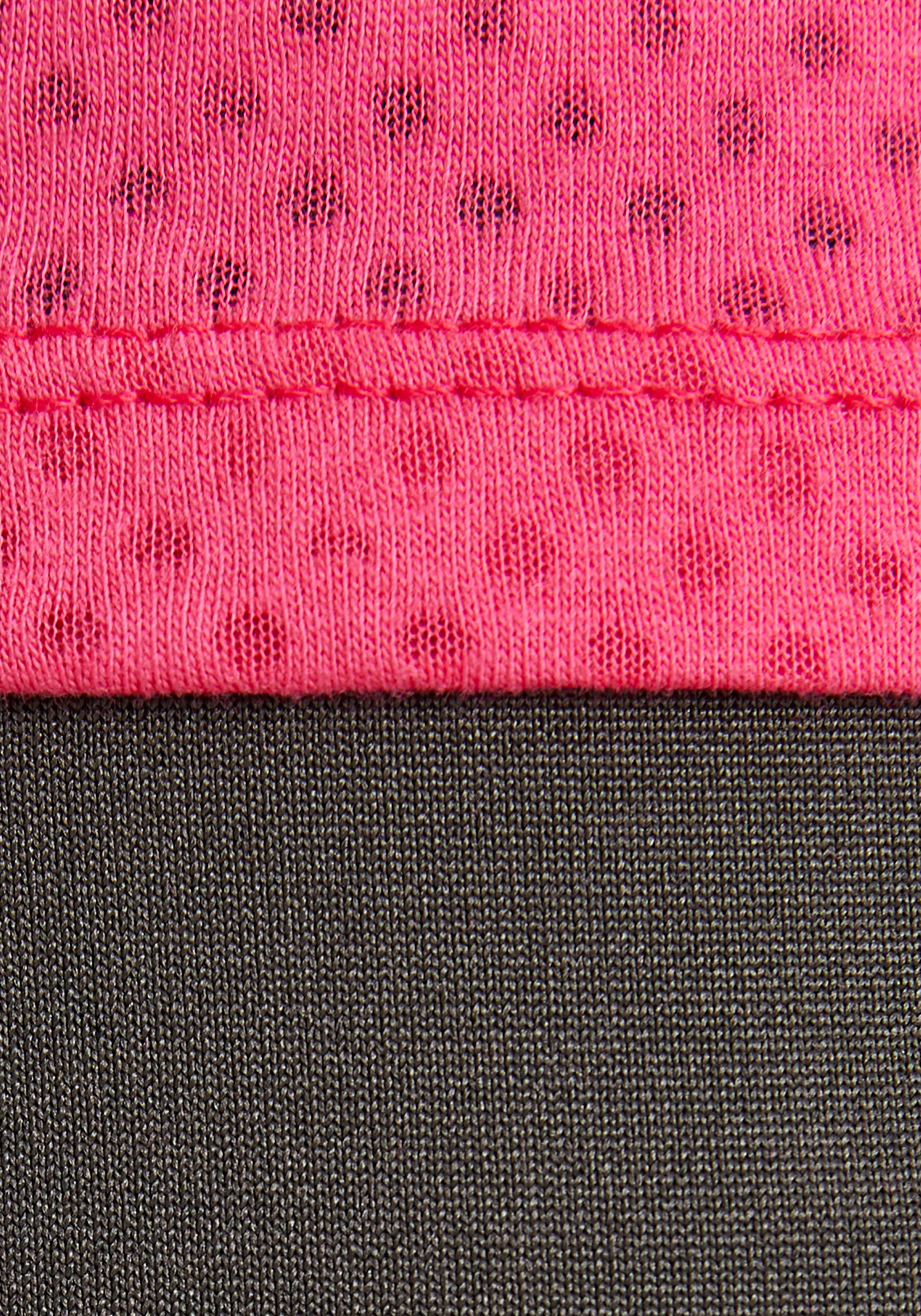 H.I.S Trainingsshirt »2-tlg. Shirt & Top« Spar-Set, 2 Stk. tlg. Kurzarm,  bequeme Passform,  sportlich,  atmungsaktives Material