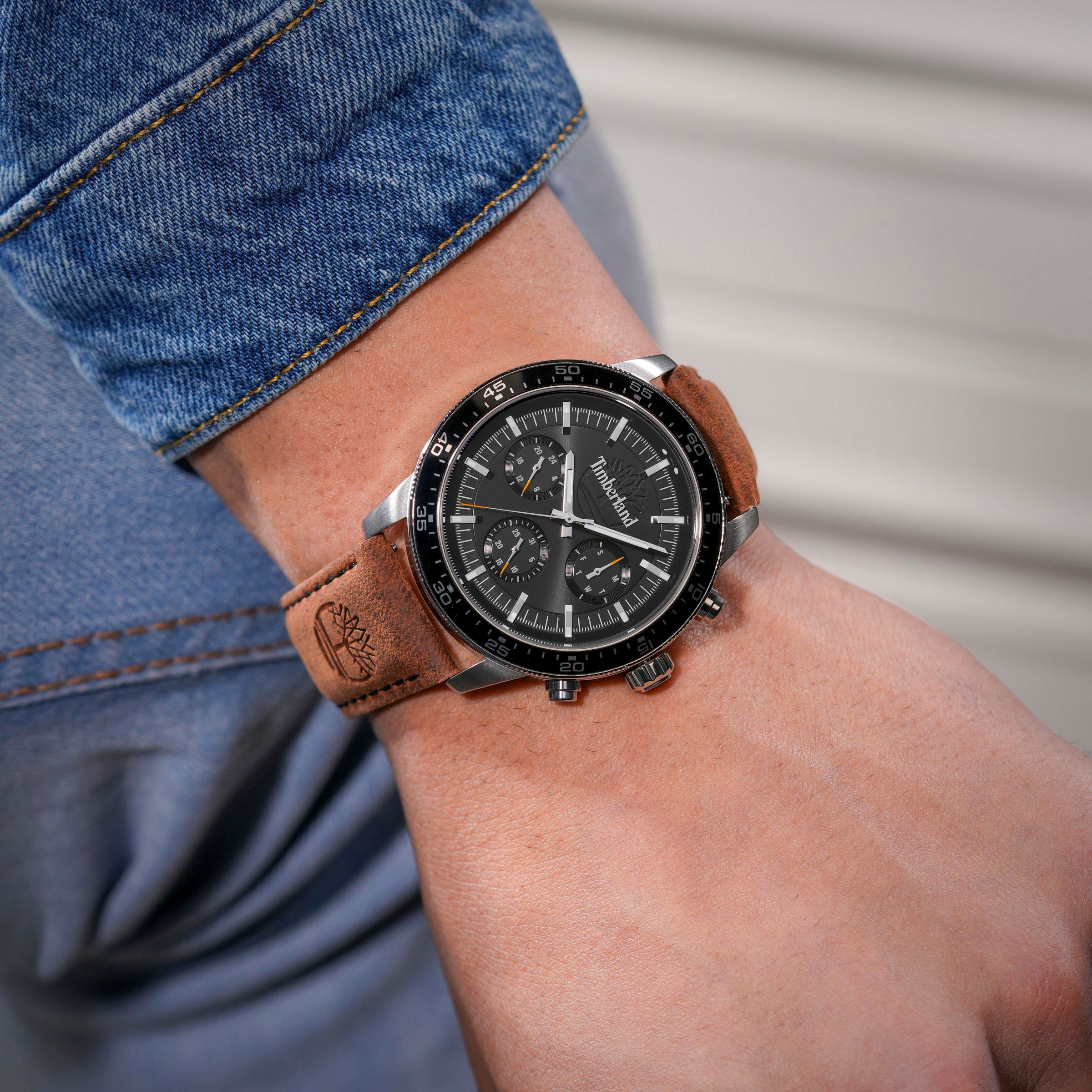 Timberland Multifunktionsuhr »PARKMAN«, Armbanduhr, Quarzuhr, Herrenuhr, Datum