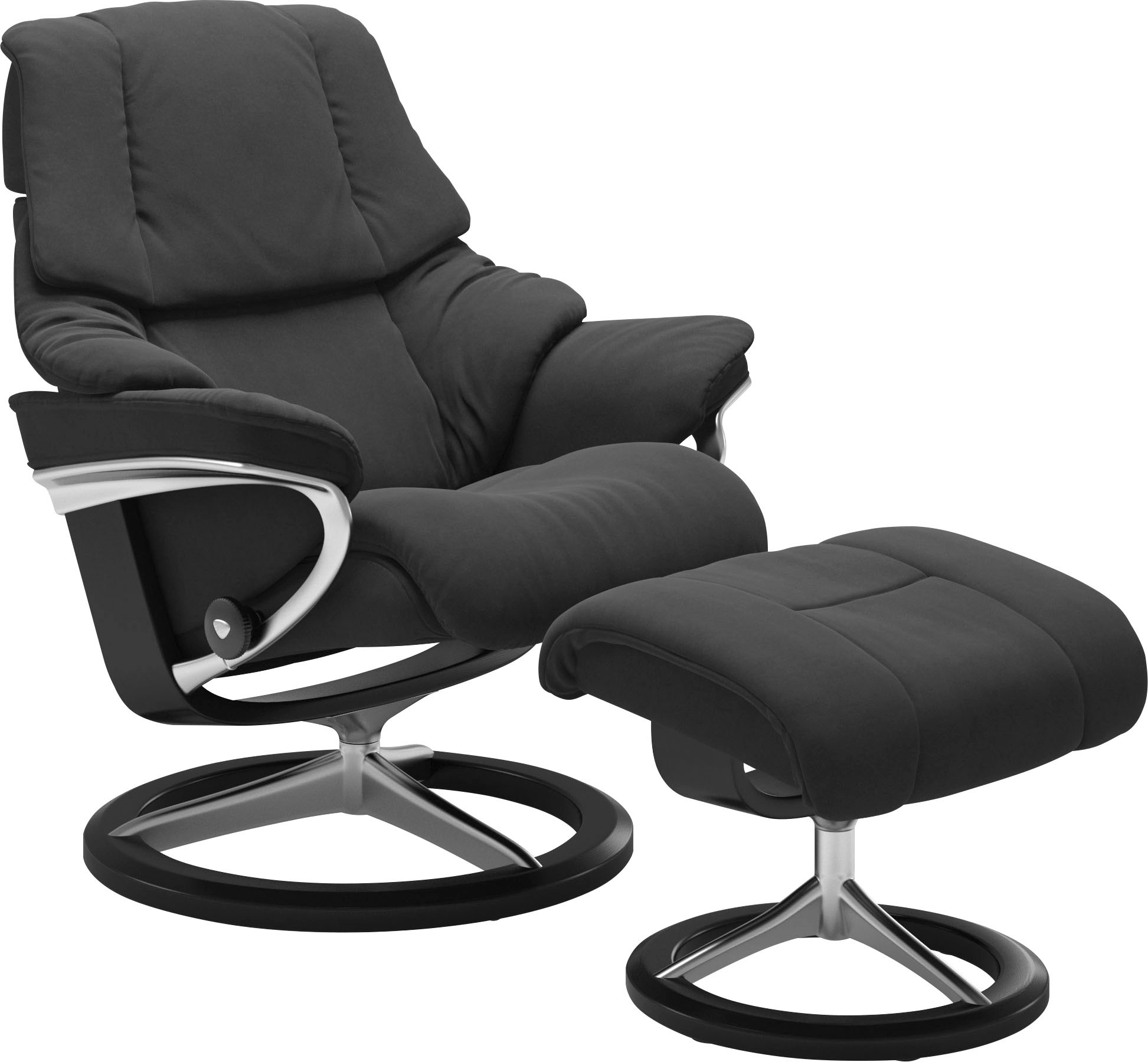 Stressless® Relaxsessel »Reno«, mit Signature Base, Größe S, M & L, Gestell Schwarz