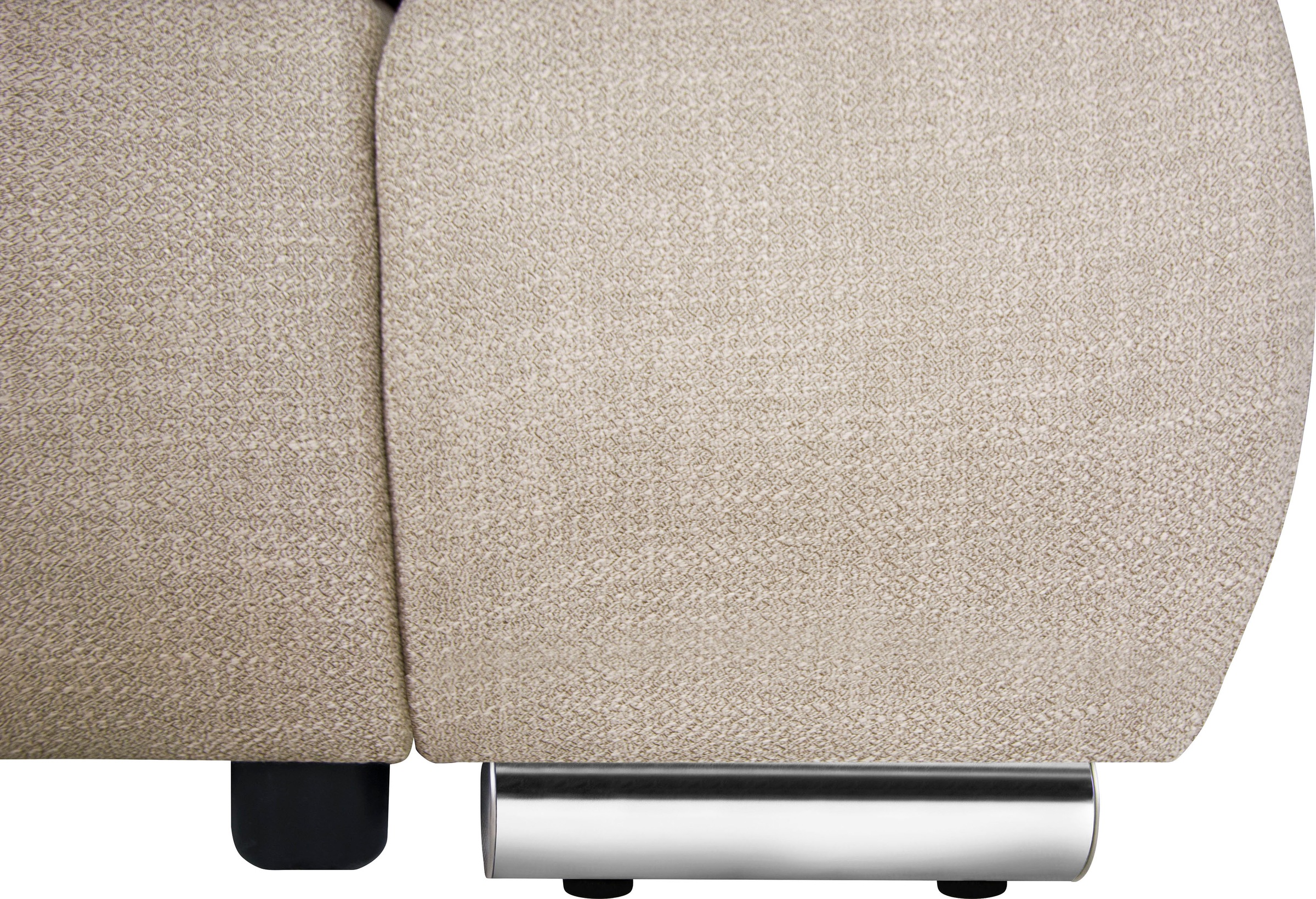 Home affaire Ecksofa »Acra L-Form«, mit Bettfunktion und Bettkasten, in Mattenoptik