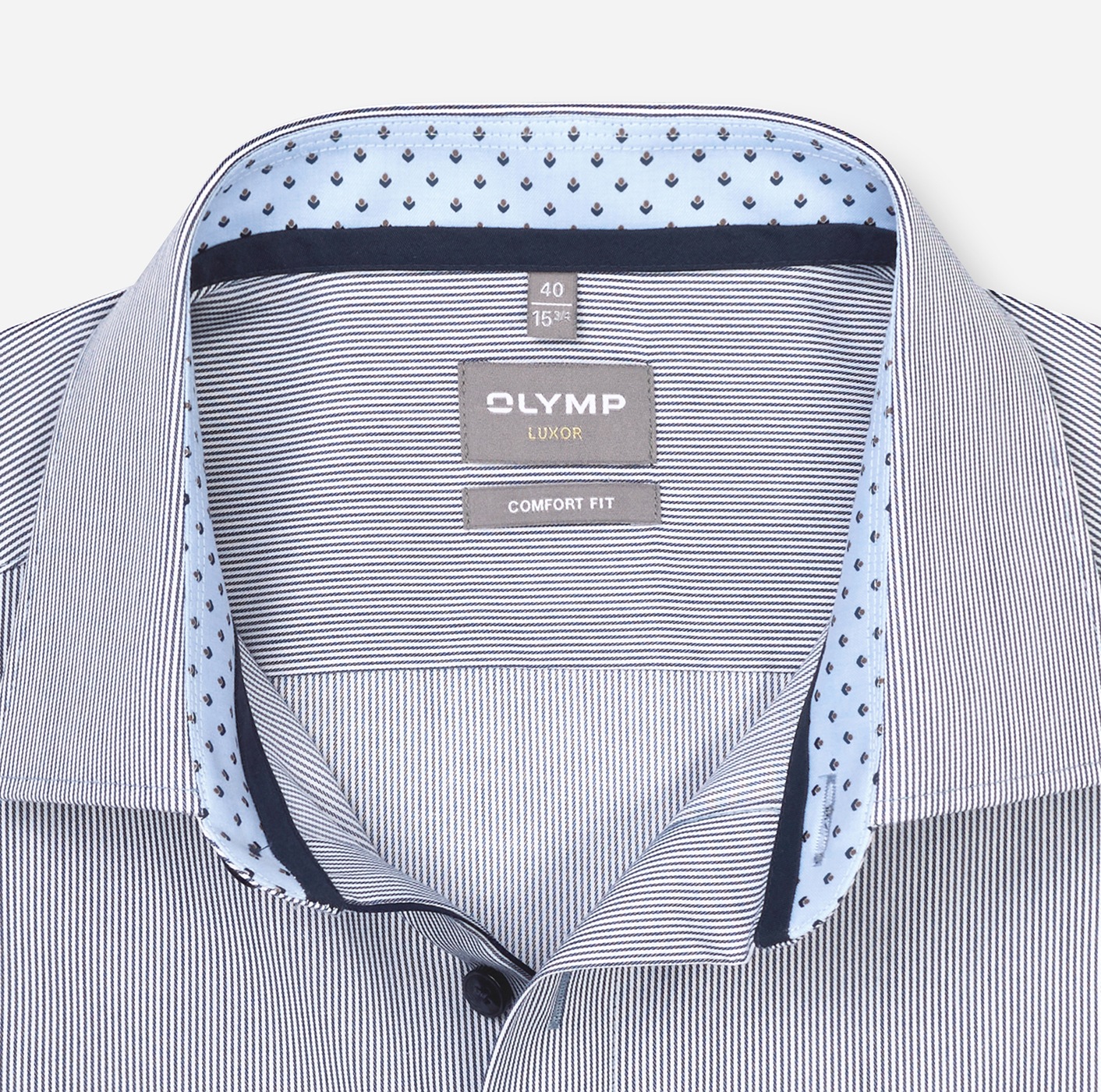 OLYMP Langarmhemd »Luxor« Businesshemd, comfort fit, New Kentkragen