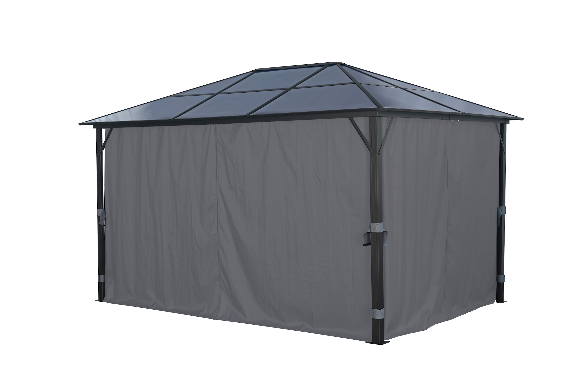KONIFERA Pavillon »Aruba« BxT: 3x4m, robustes Aluminiumgestell mit PC-Dach