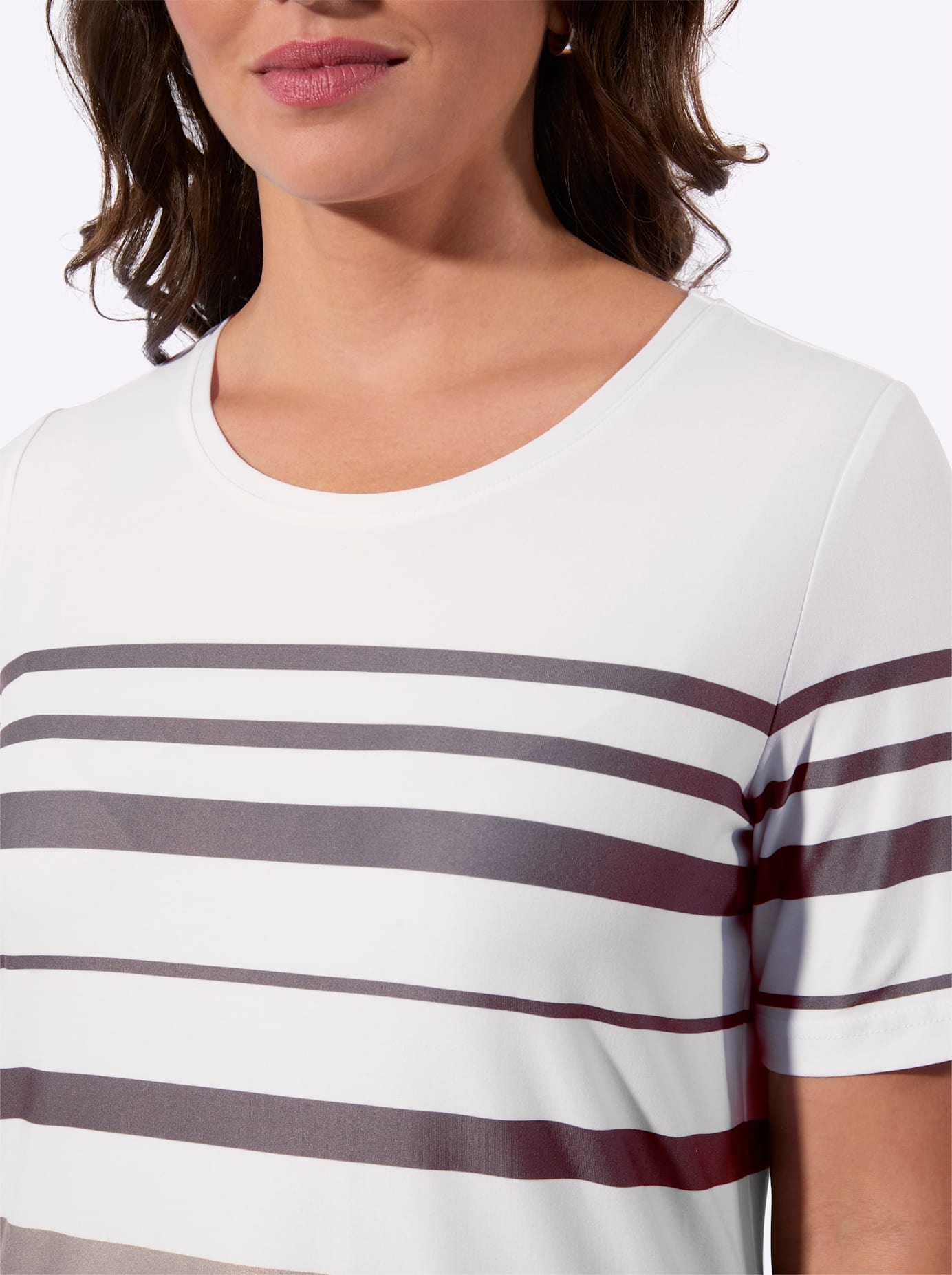 Casual Looks Kurzarmshirt »Ringelshirt« 1 tlg.