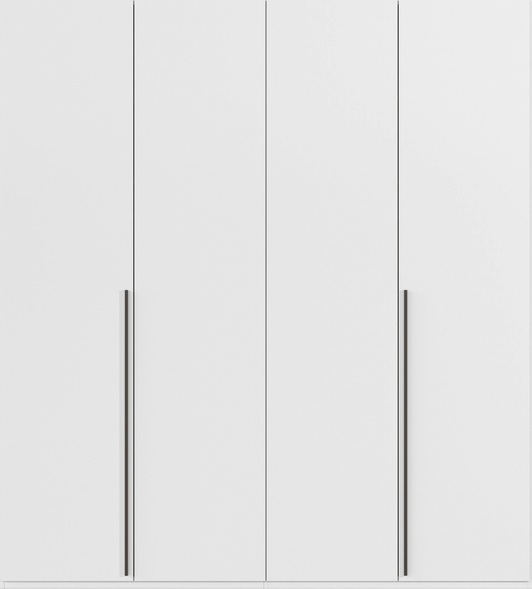 rauch Drehtürenschrank »Kleiderschrank Schrank Garderobe Wäscheschrank BESTSELLER MONTCLAR« 3 Ausstattungen BASIC/CLASSIC/PREMIUM (SOFT-CLOSE), Breiten 201-400 cm,  Front in Glas/Hochglanz/Dekor/Grauspiegel in 5 Breiten MADE IN GERMANY