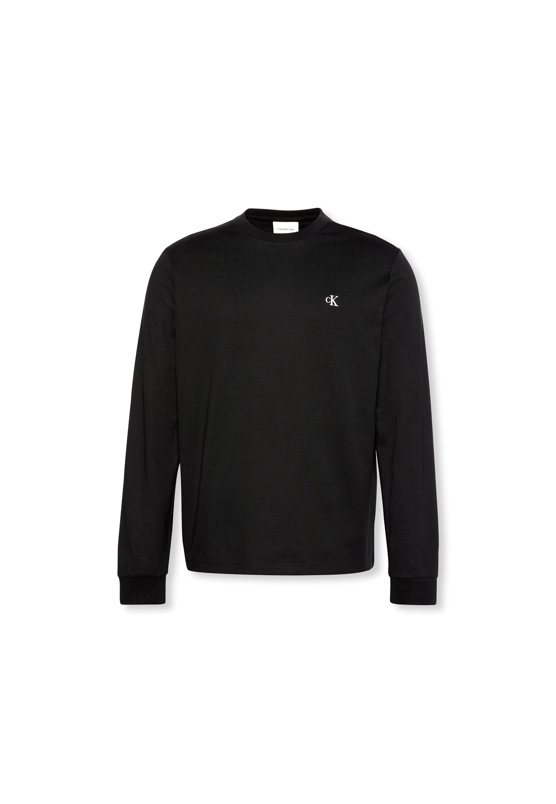 Calvin Klein Jeans Langarmshirt »LS EASY MONOGRAM TEE« Mit Rundhalsausschnitt, regular fit