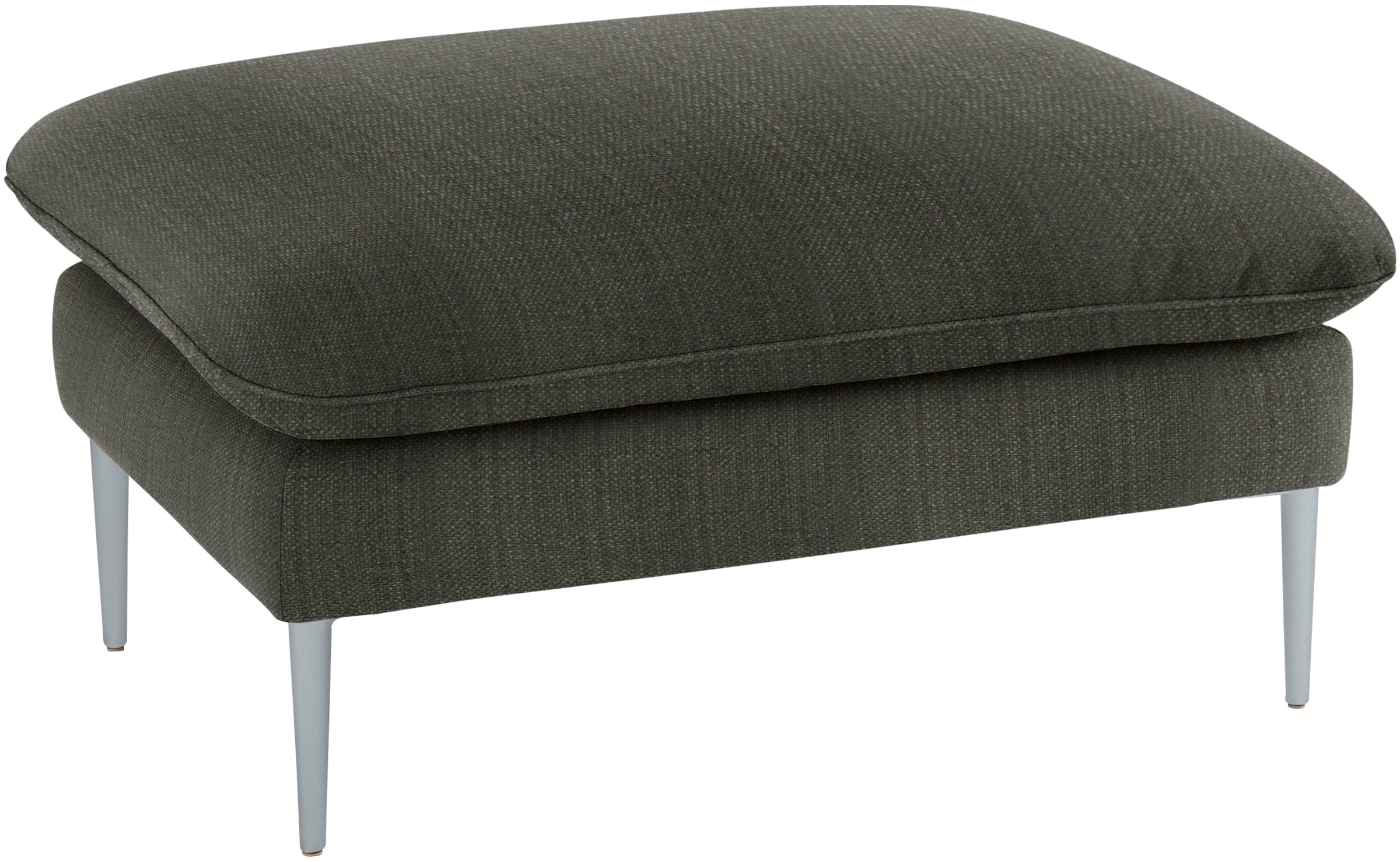 W.SCHILLIG Hocker »enjoy&MORE«, Füße silber matt, Breite 106 cm