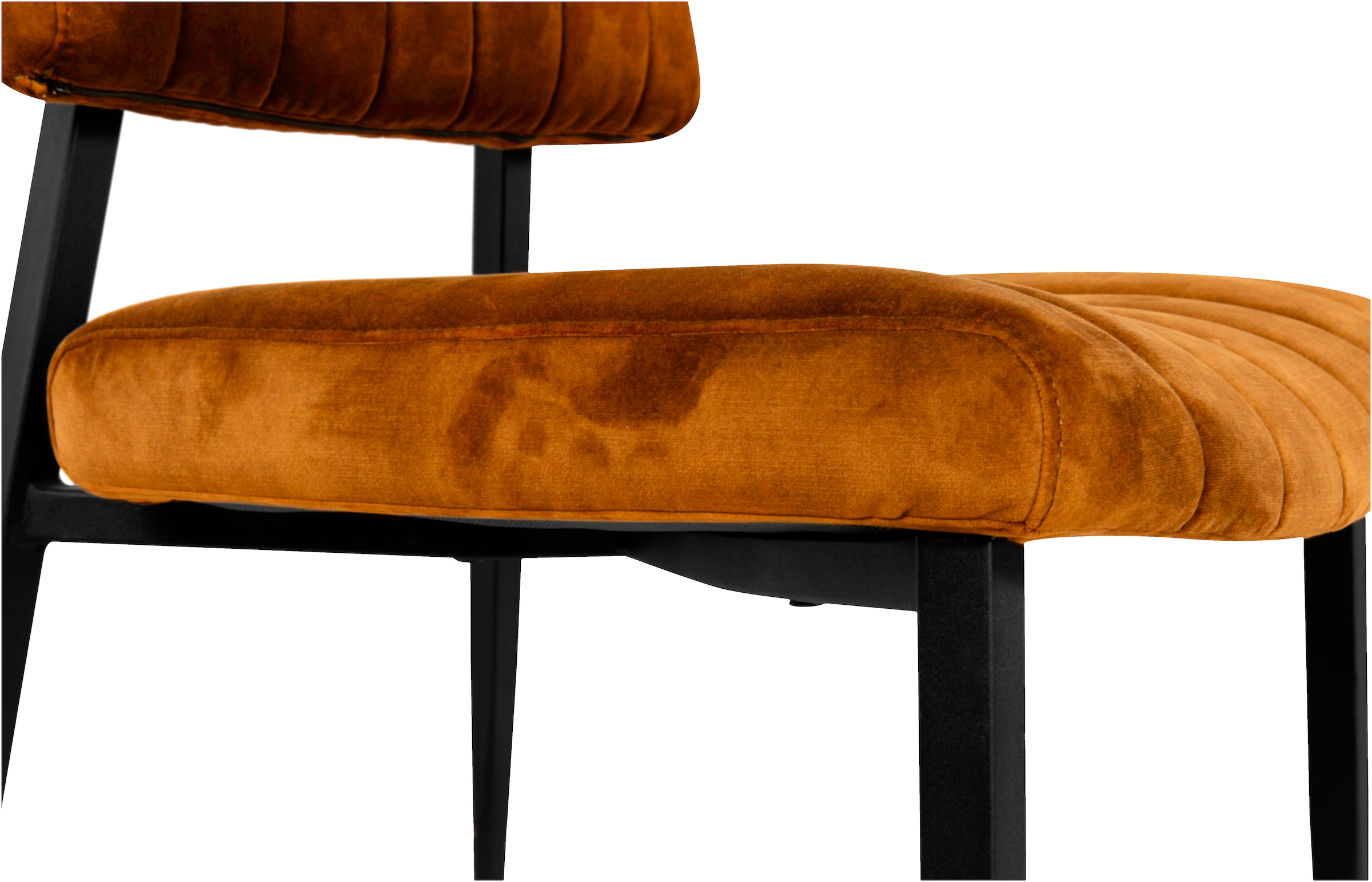 OMG Design Esszimmerstuhl »Ivan«, (Set), 2 St., Stoff, pflegeleichter Samtvelour Bezug, Küchenstuhl