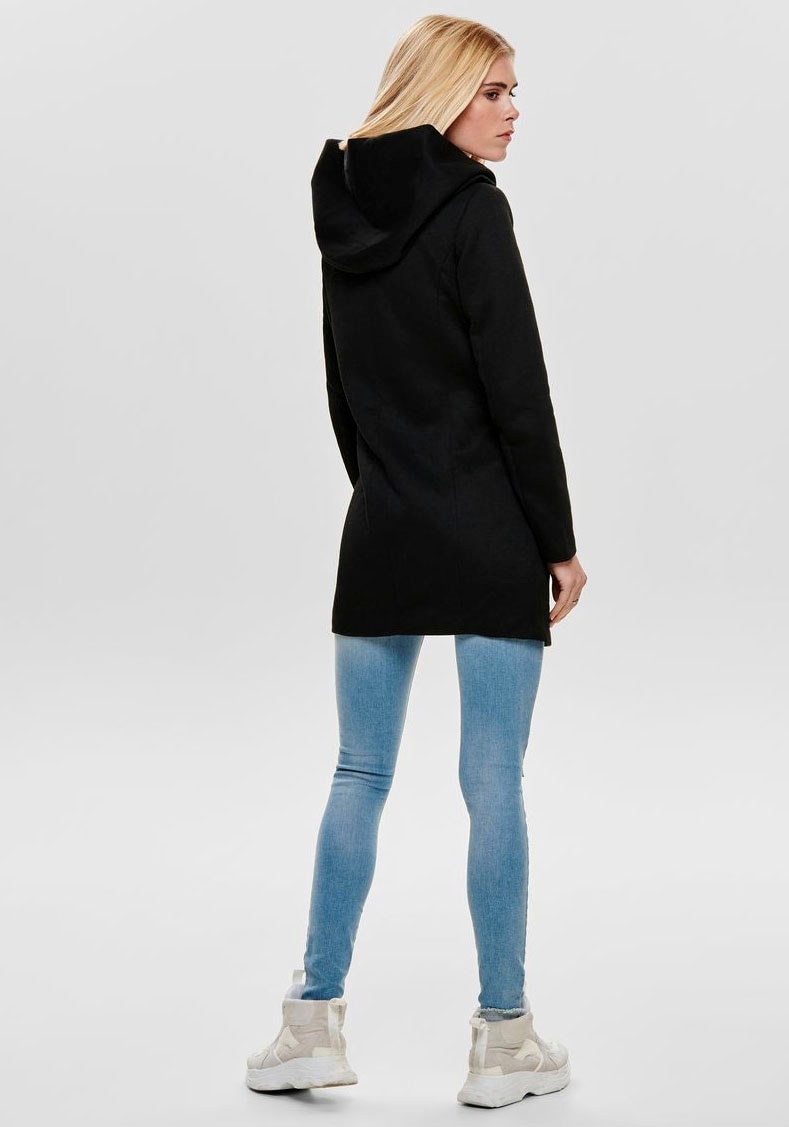 ONLY Kurzmantel »ONLSEDONA LIGHT COAT OTW NOOS«, verdeckte Knopfleiste