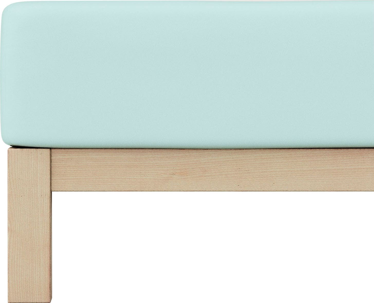 Schlafgut Spannbettlaken »PURE Bio-Baumwolle mit Elasthan, dehnbar blickdicht, straff, Bettlaken« PREMIUM Laken für Matratzen bis 30cm Höhe, in 90x200, 140x200, 180x200