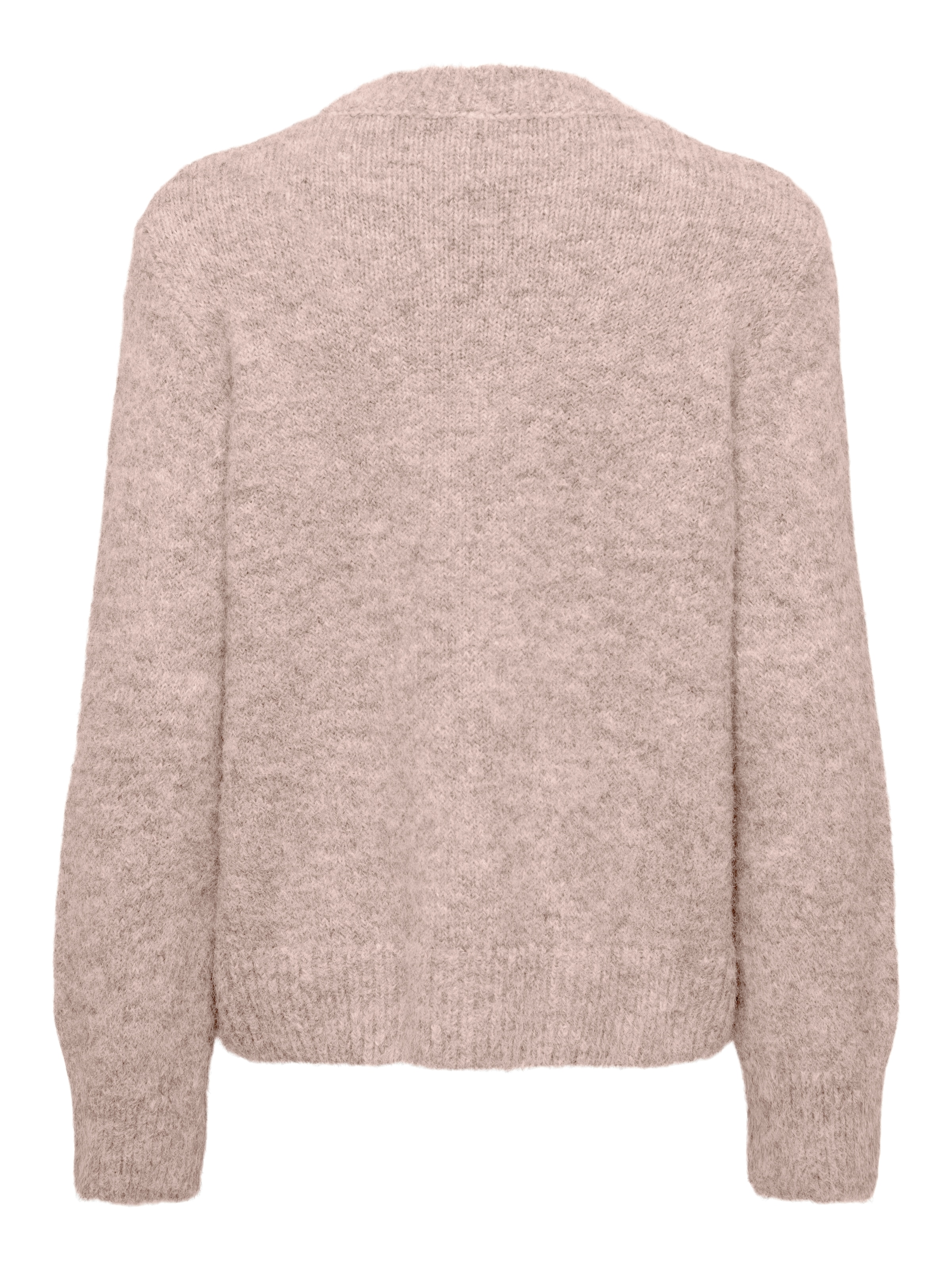 ONLY Strickpullover »ONLSAHERI LS O-NECK KNT« Materialmix, loose fit