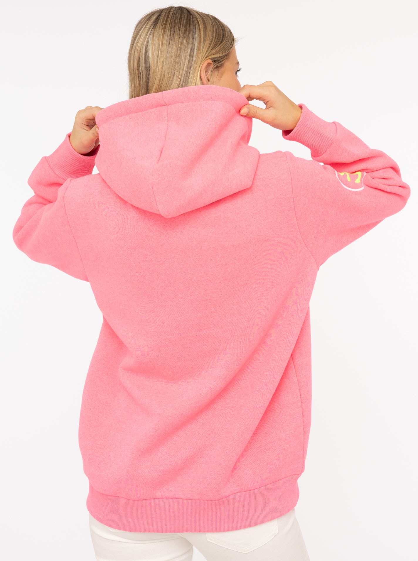 Zwillingsherz Sweatjacke »"Moin Moin"«, Kapuze, Langarm, Reißverschluss, modisch, maritim, Kordelzug