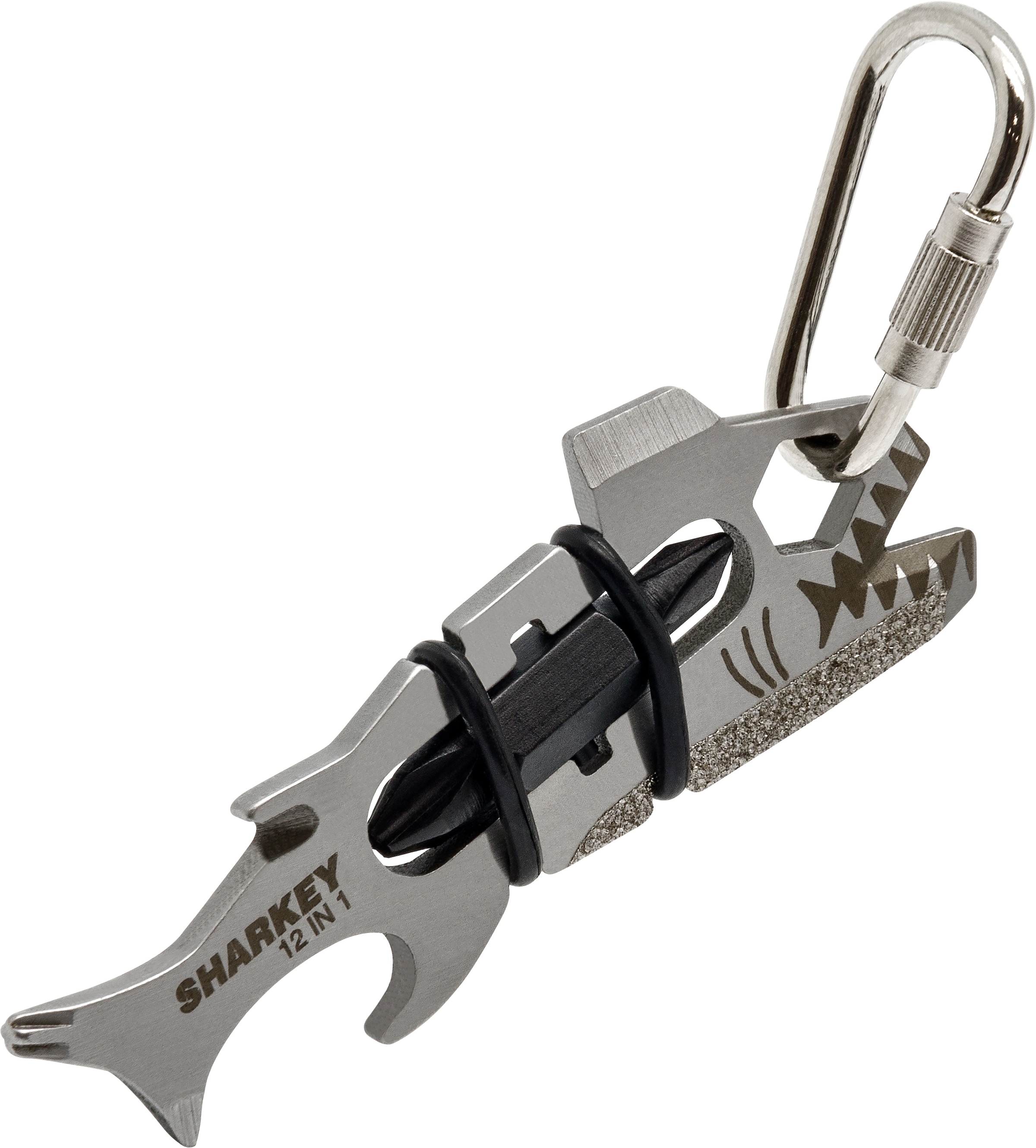 TRUE Multitool »SHARKEY«, (6 St.), 12 Funktionen, Bit-Aufnahme