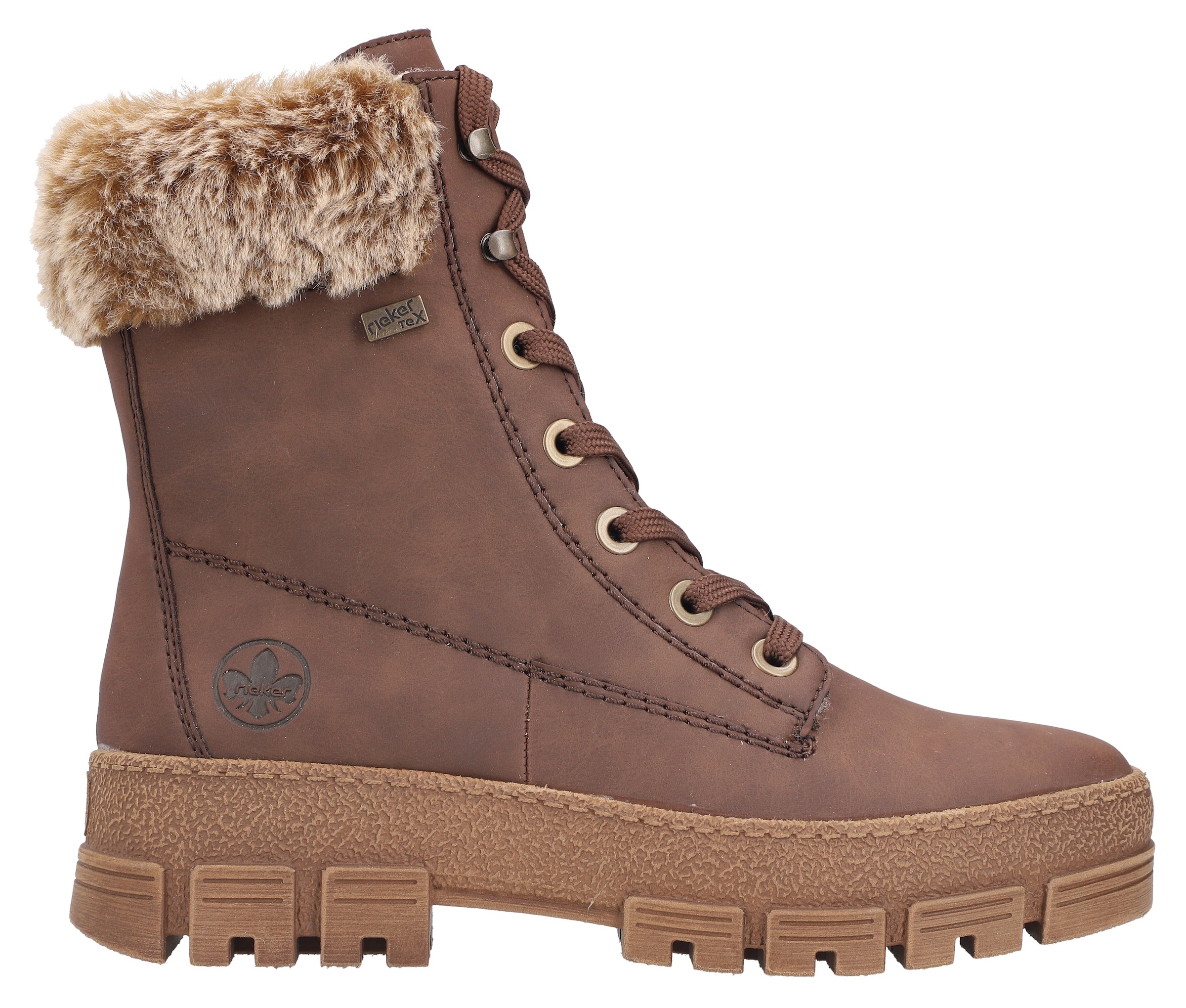 Rieker Winterstiefelette  Winterboots, Plateauboots mit wasserabweisender riekerTEX-Membran