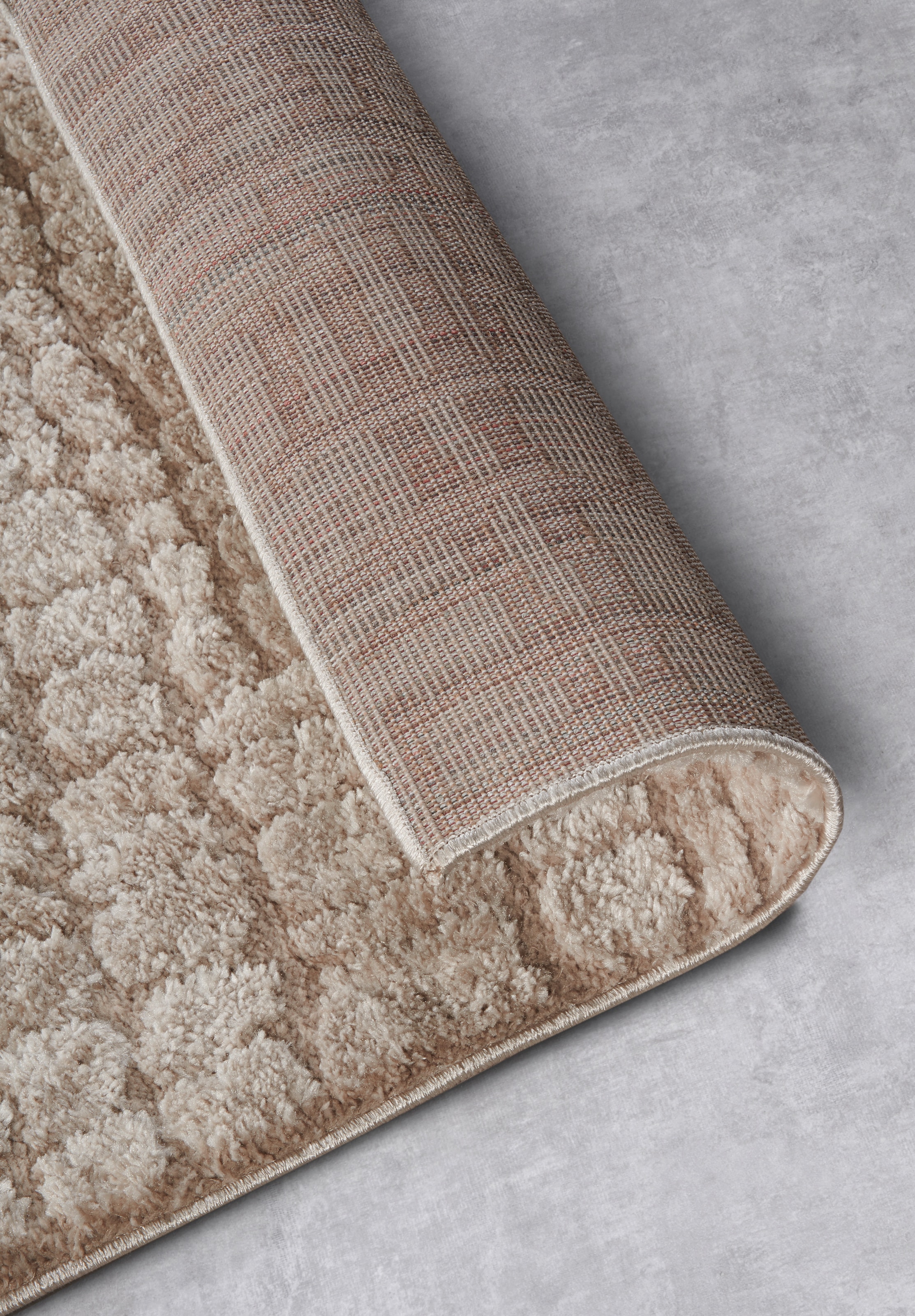 ELLE DECORATION Designteppich »Artistique«, rechteckig, 18 mm Höhe, Hochflor, Shaggy, Läufer, weich, Langflor, modern, Hoch Tief Effekt