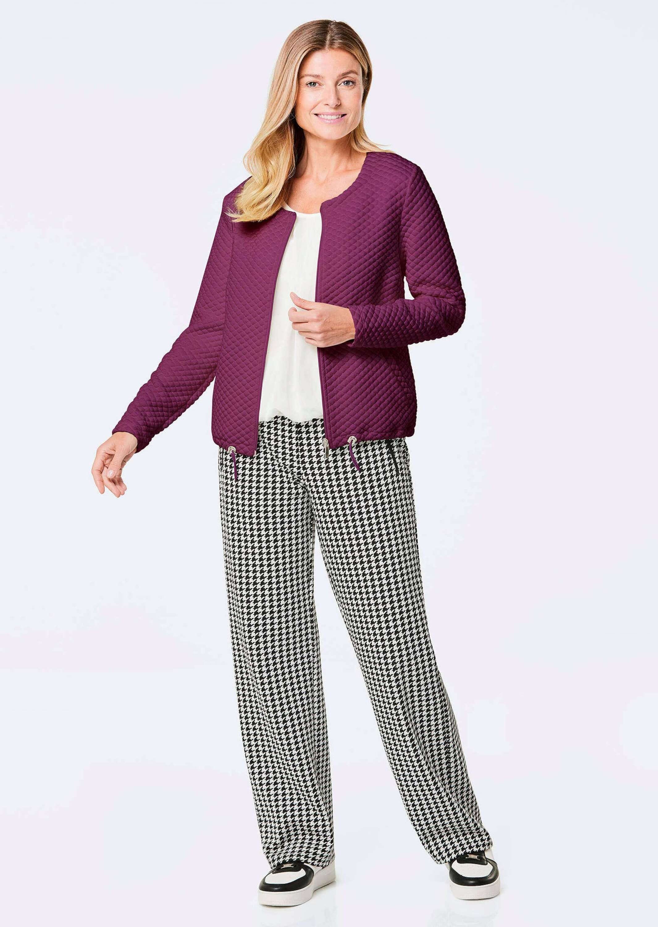 GOLDNER Sommerjacke »Kurzgröße Jacke« Mit Gummibändchen am Saum