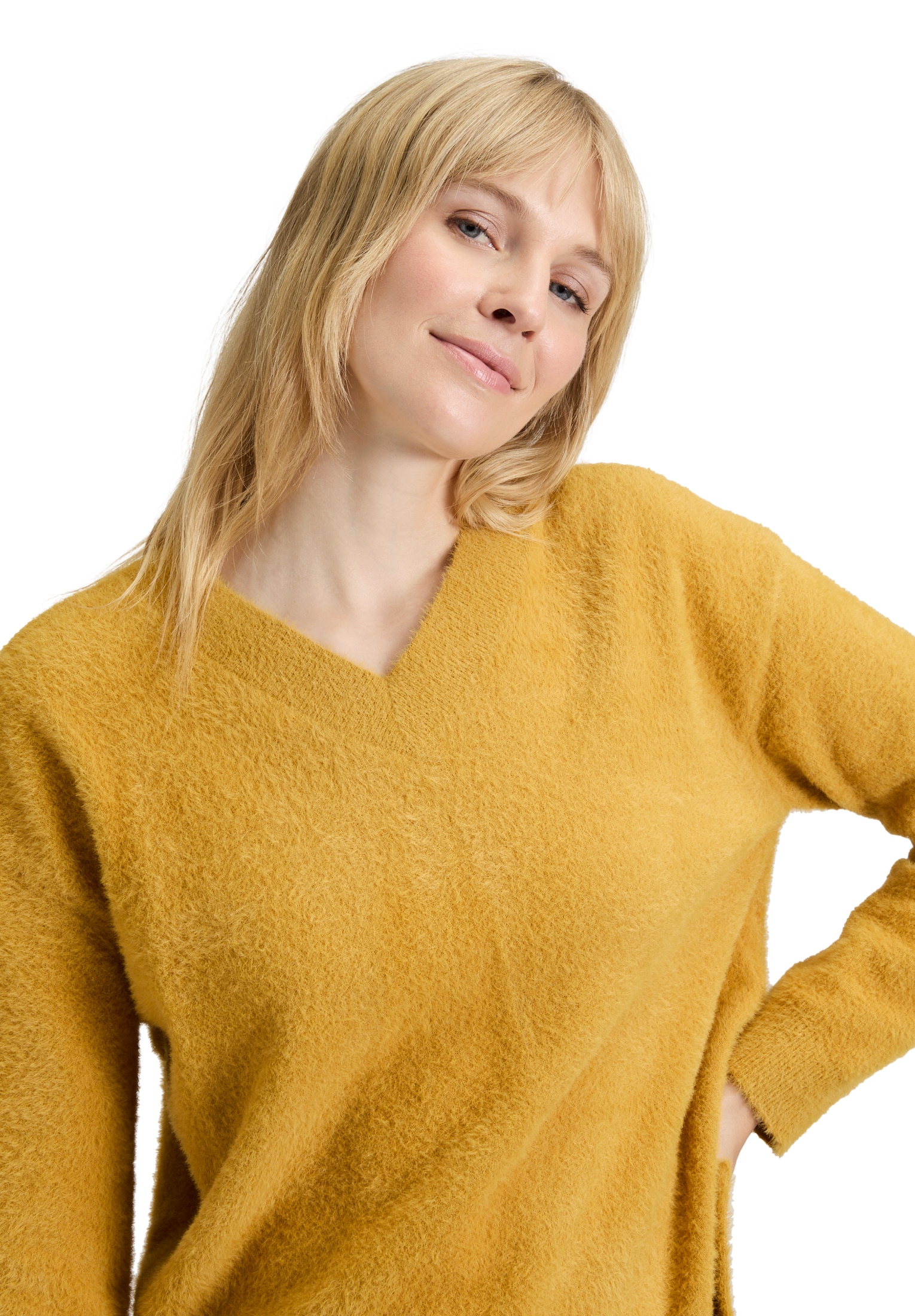 Betty Barclay Strickpullover »Strickpullover mit V-Ausschnitt«
