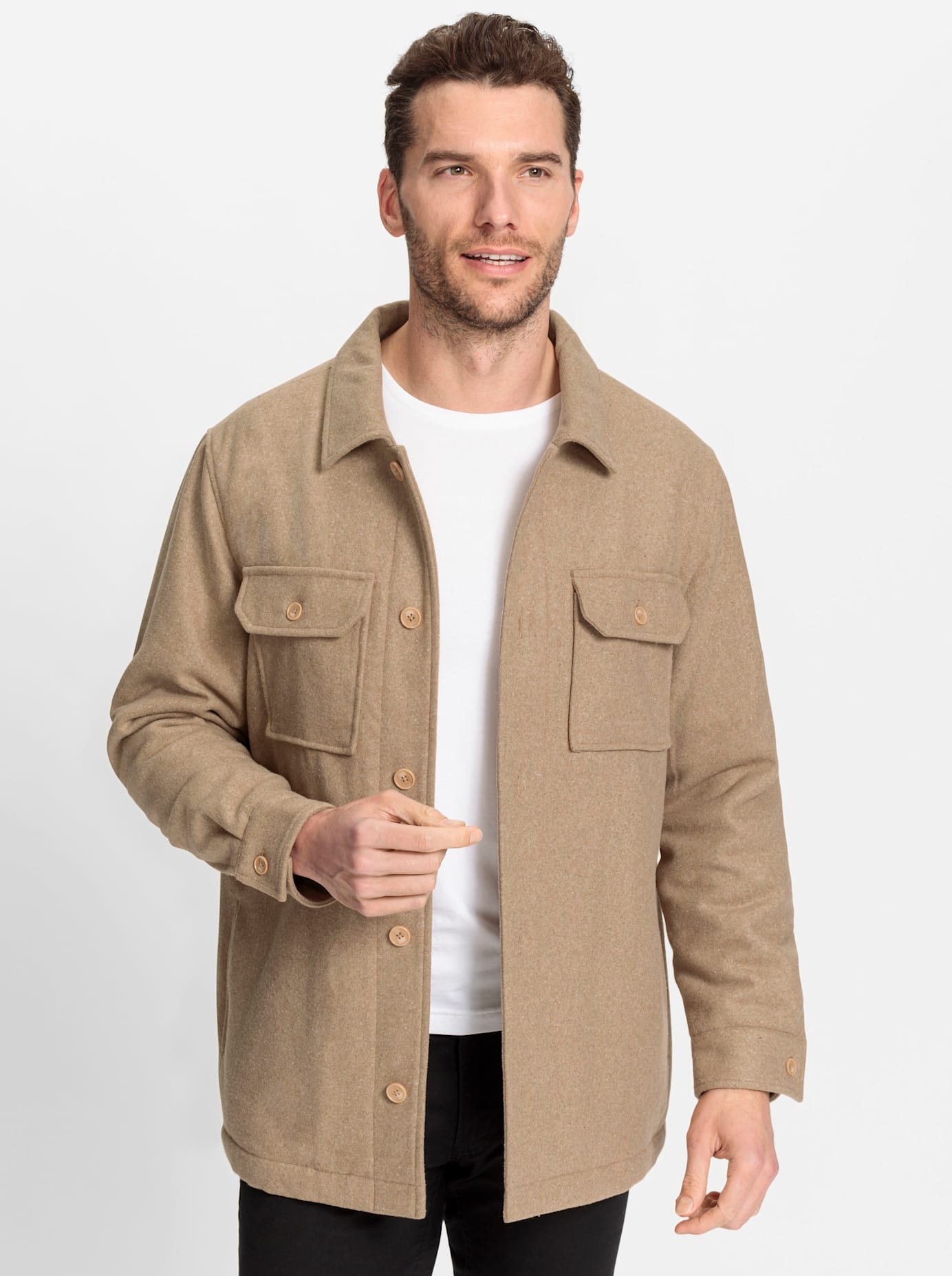 Marco Donati Langjacke, ohne Kapuze