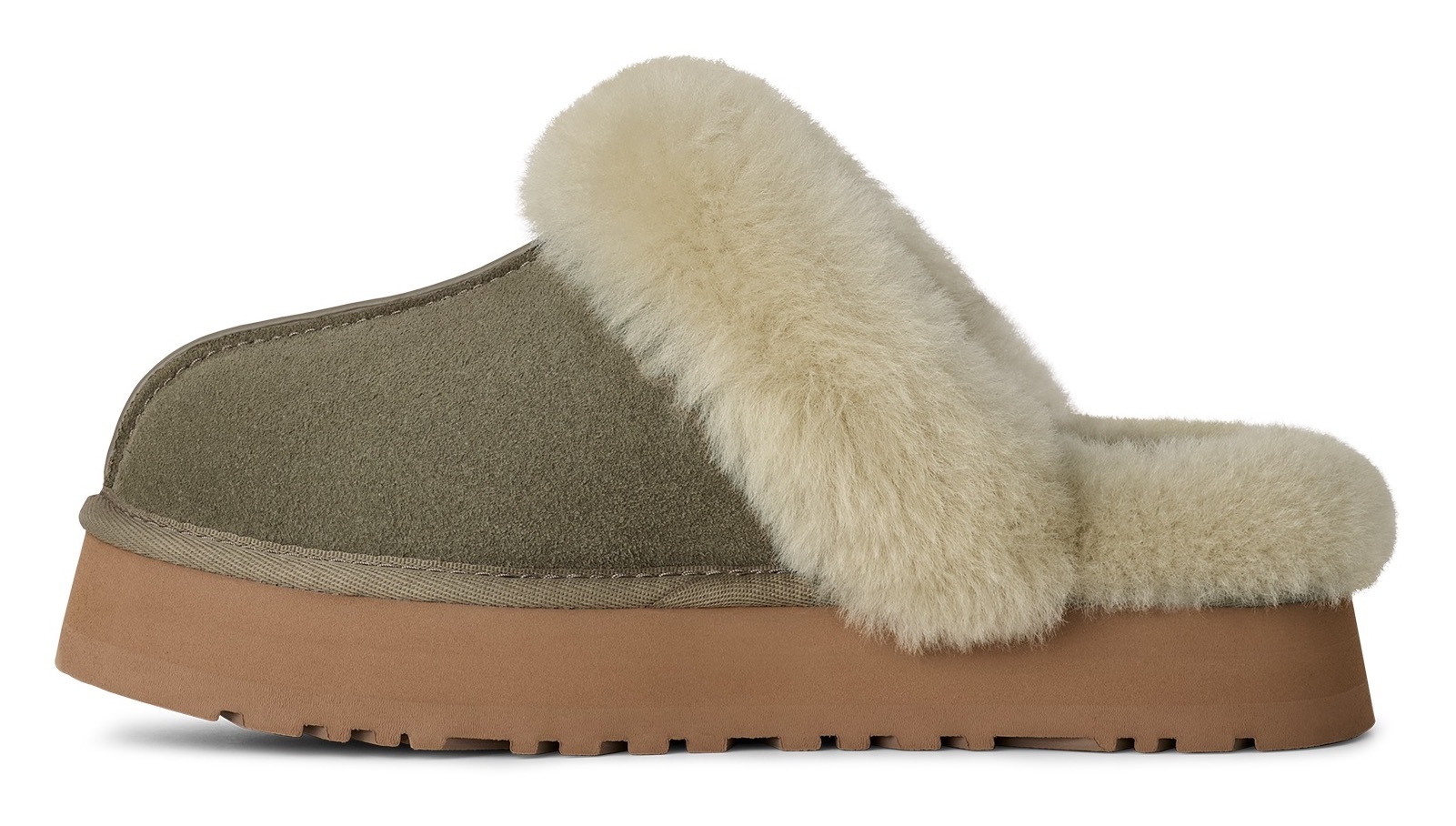 UGG Pantoffel »DISQUETTE«, Homeslippers, Hausschuh, Clog mit angesagtem Plateau
