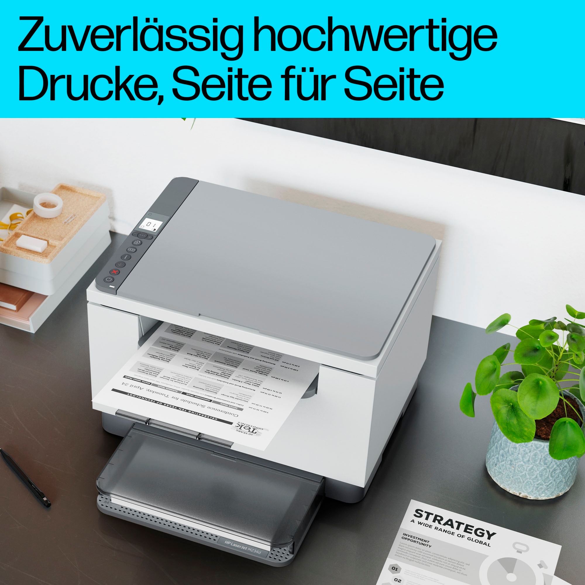 HP Multifunktionsdrucker »LaserJet MFP M234d«, HP Instant Ink kompatibel