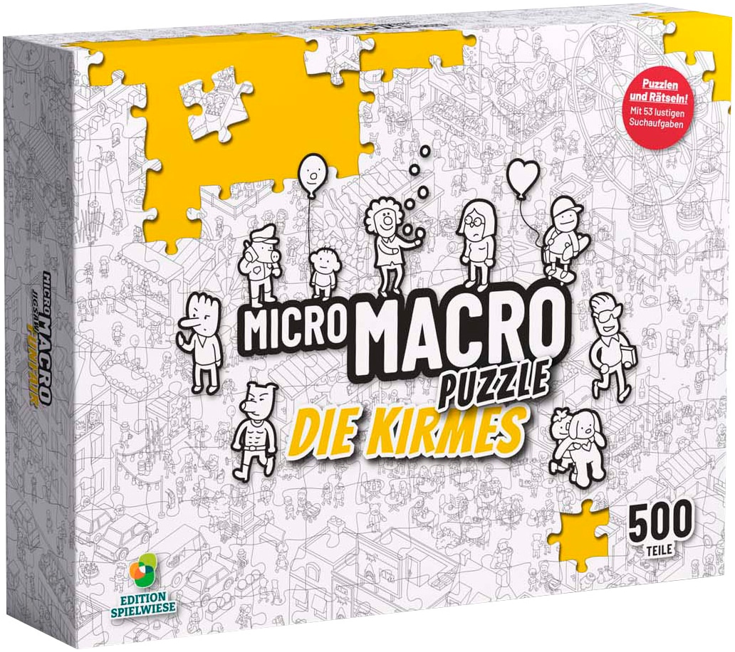 EDITION SPIELWIESE Puzzle "MicroMacro Puzzle: Die Kirmes" Made in Germany
