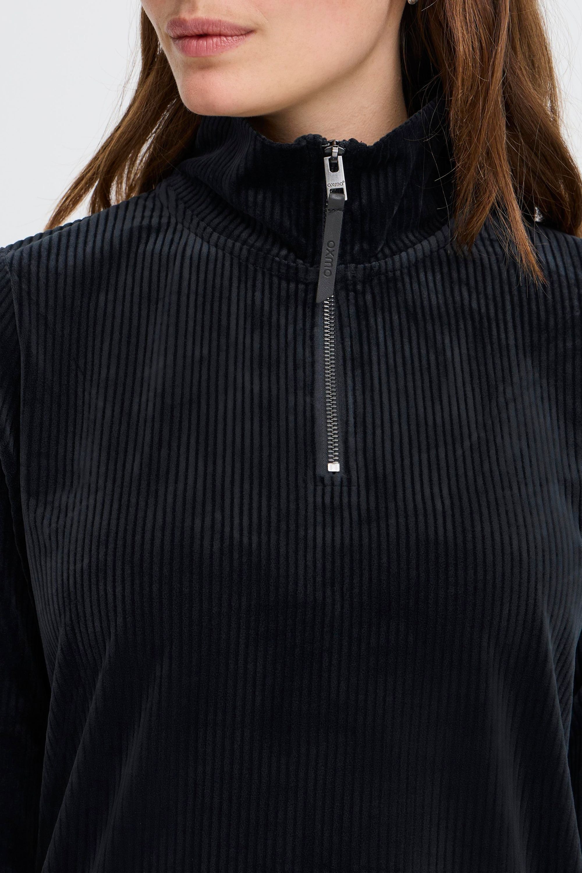 OXMO Sweatkleid »Sweatkleid OXEBBA HALFZIP«