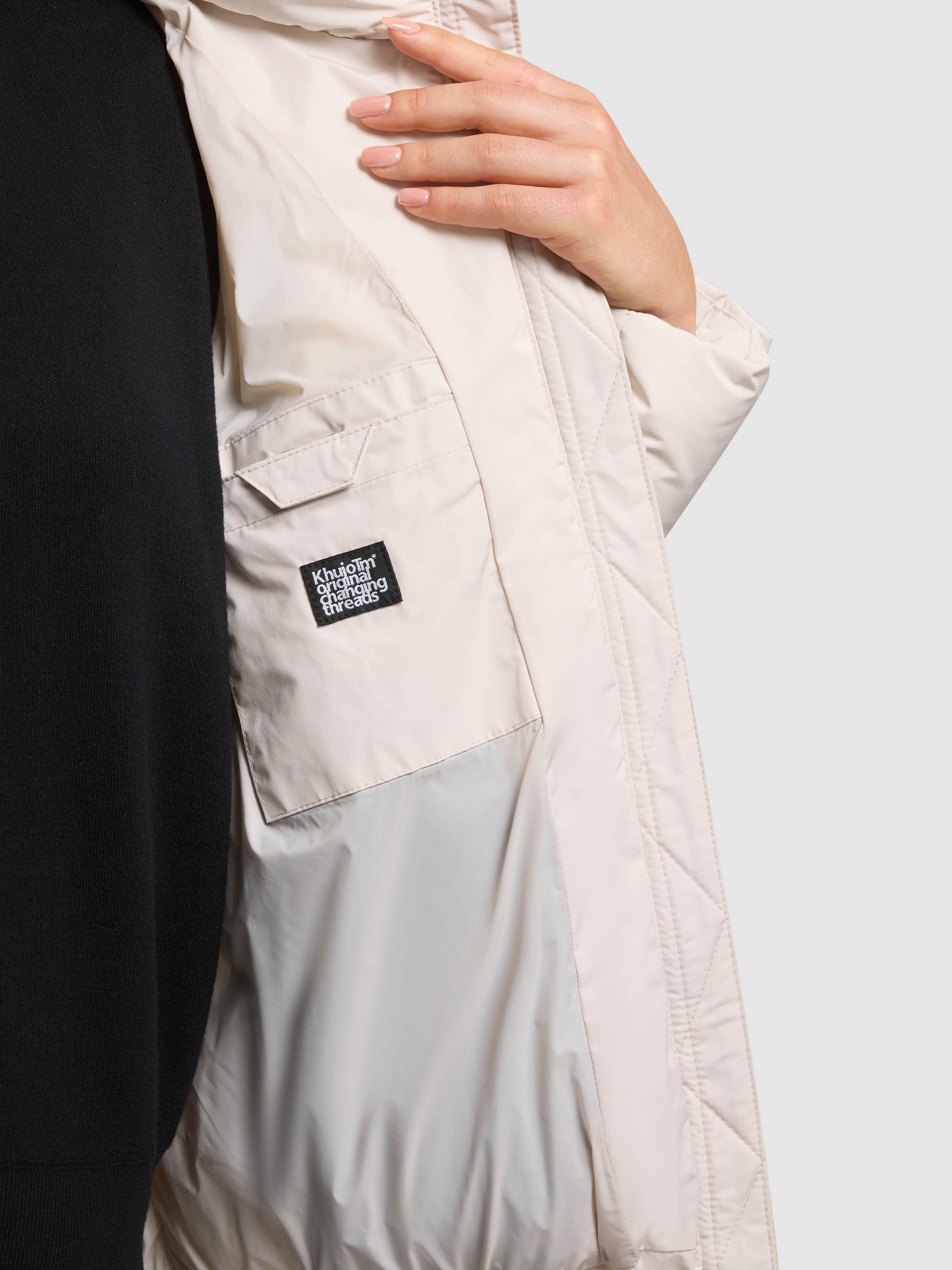 khujo Steppjacke »ONO2« mit Kapuze Loose Fit