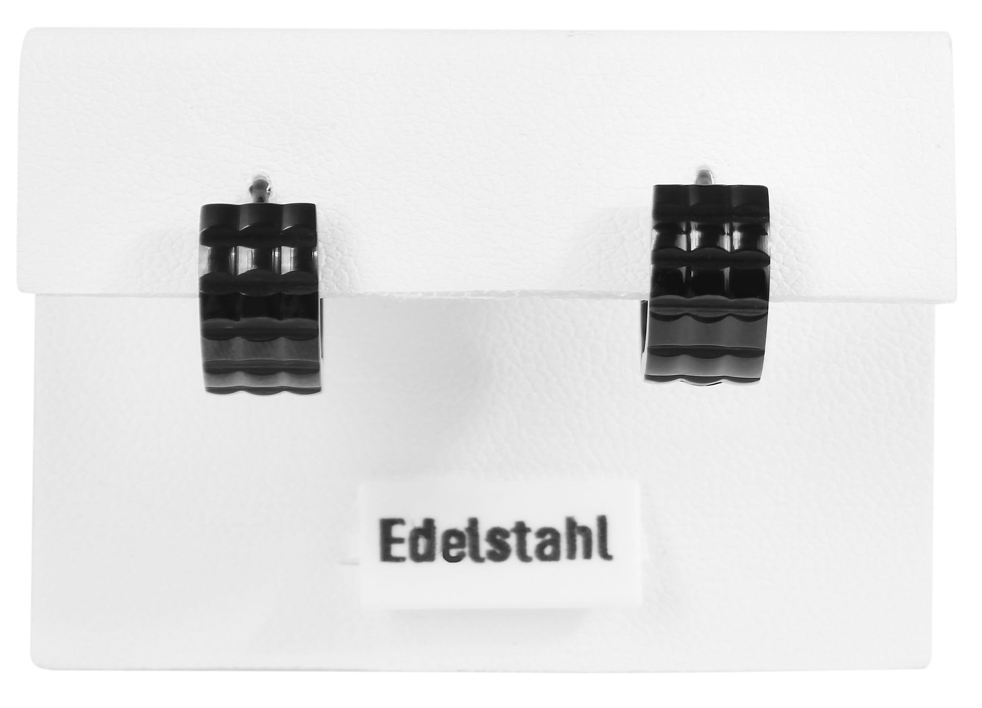 Adelia´s Paar Creolen »Unisex Ohrringe ¿ Klappcreole aus Edelstahl«