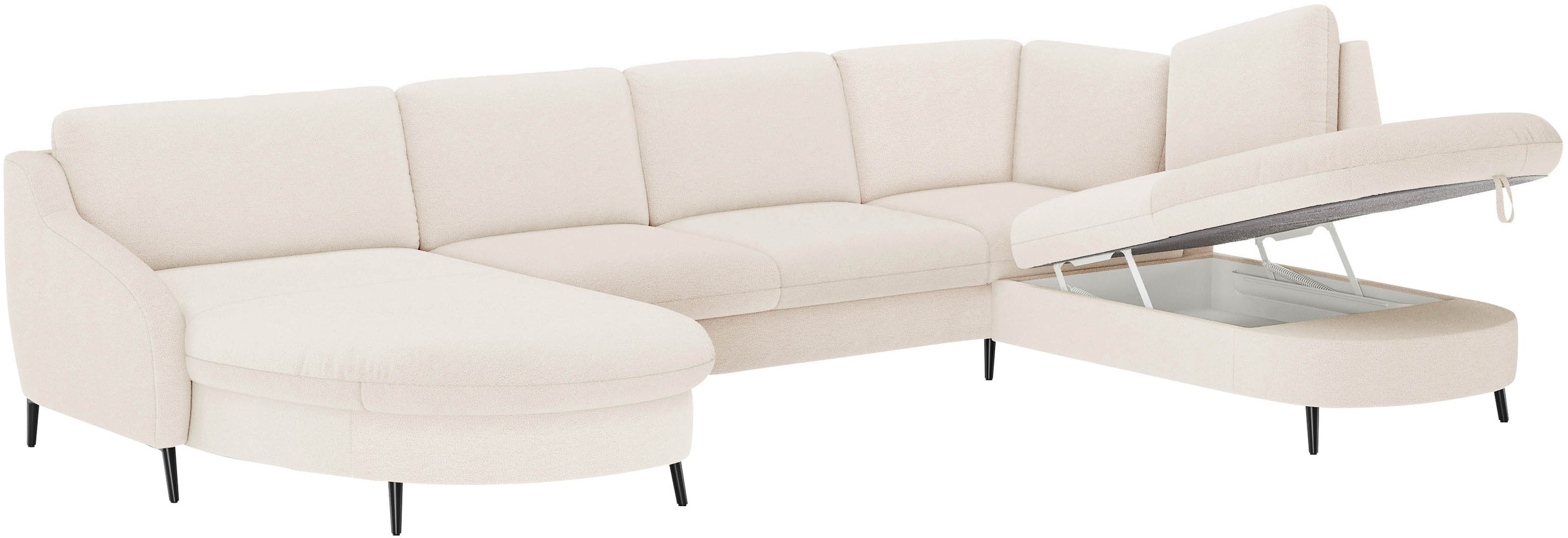 sit&more Wohnlandschaft »Soul U-Form«, wahlweise mit Bett und Bettkasten