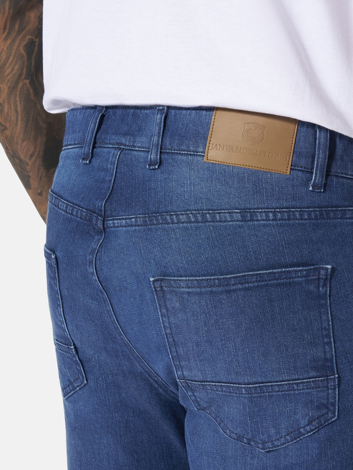 Jan Vanderstorm 5-Pocket-Jeans »Schiebebundjeans SANDUR«