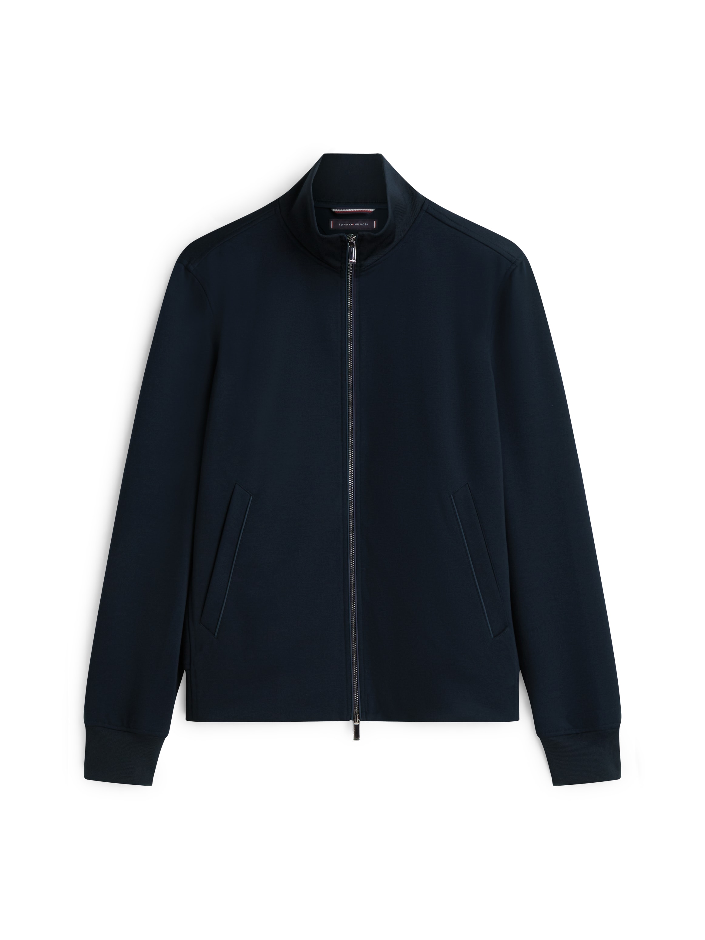 Tommy Hilfiger Strickjacke »PERFORMANCE PUNTO MILANO« normale Passform, 2-Wege-Reißverschluss