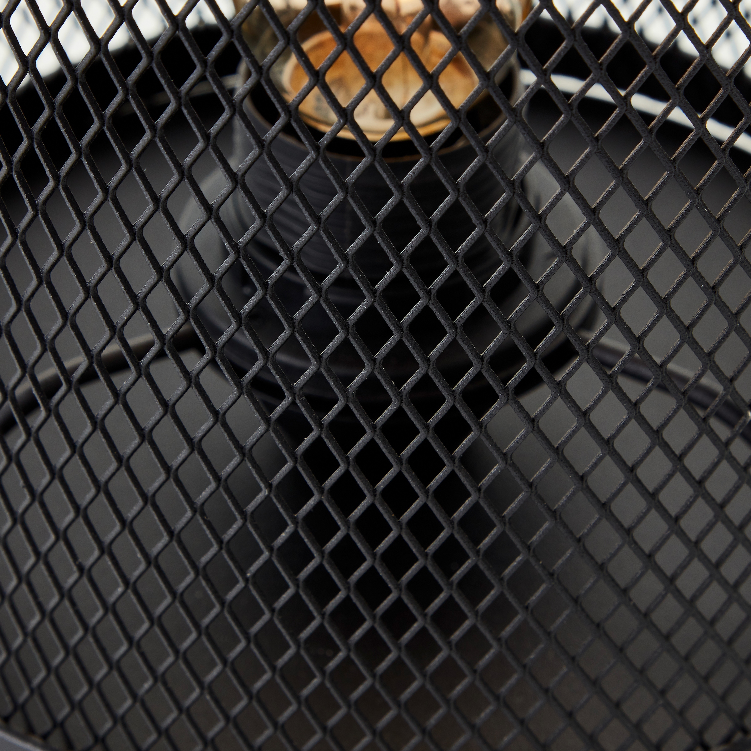 Brilliant Tischleuchte »Maze« E27 1 Stk. 28 x 18 cm, E27, Metall, schwarz korund