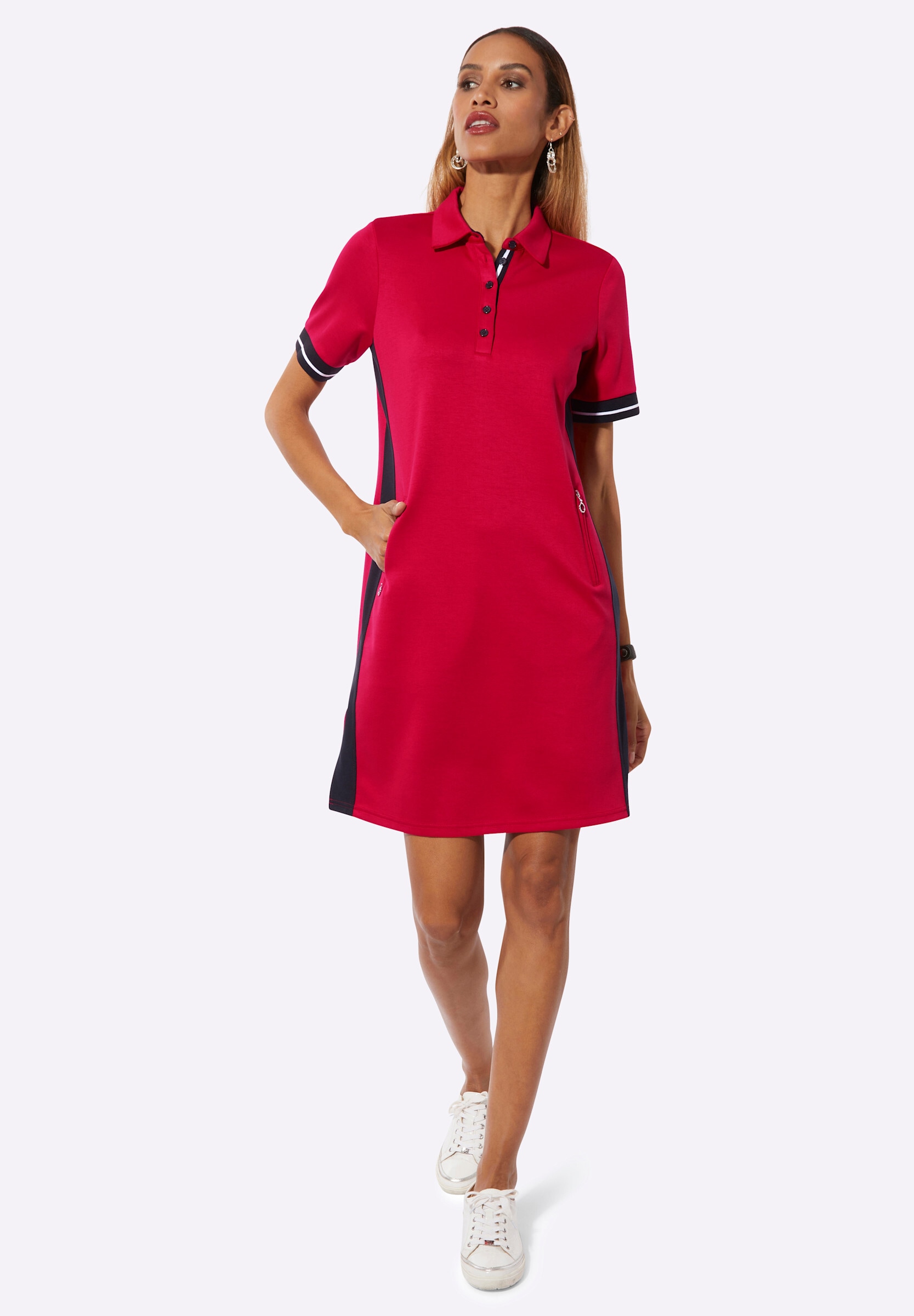 creation L Polokleid »Modal-Mix-Polokleid Polokleid mit Modal (TENCEL)«
