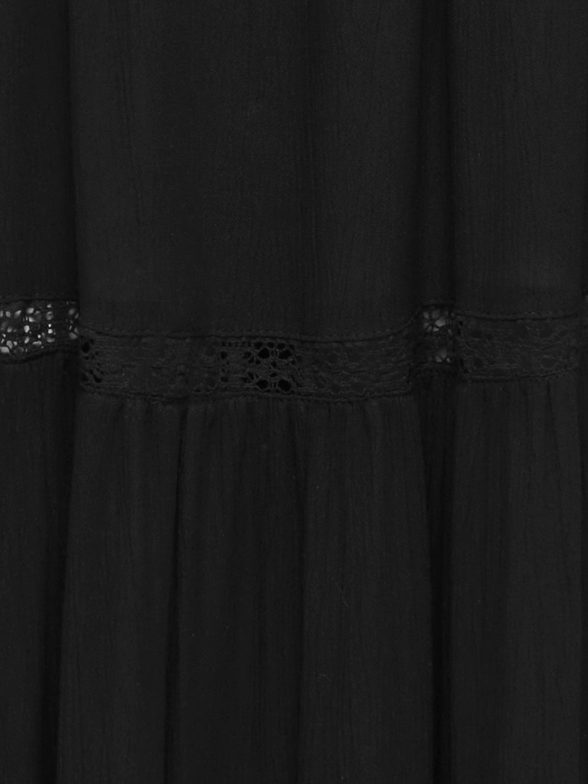 ONLY Maxikleid »ONLMYA CHIARA S/S LONG V DRESS WVN« Viskose