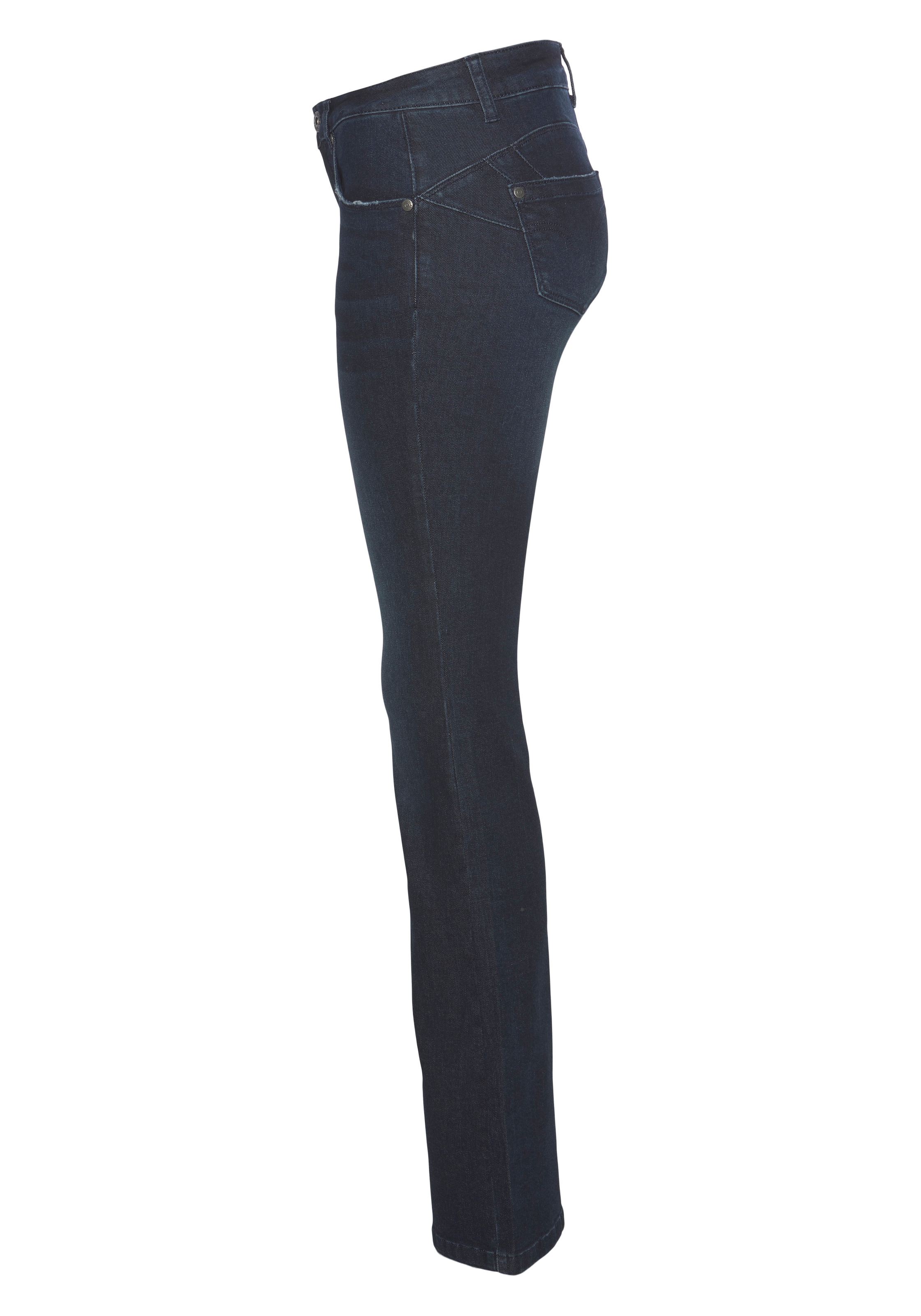 Arizona Bootcut-Jeans, Recyceltes Polyester