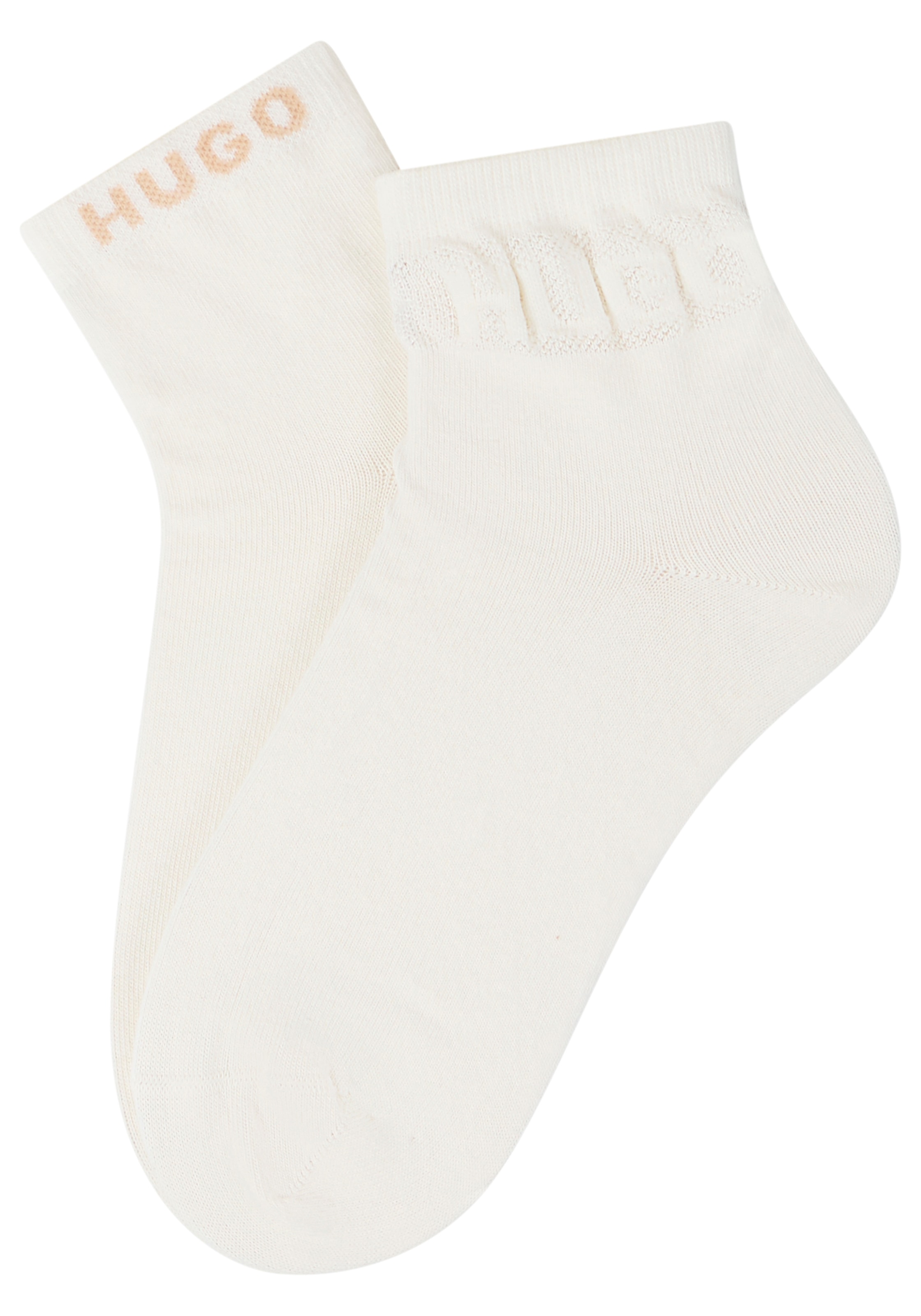 HUGO Underwear Kurzsocken »MESH LOGO« 2 Paar tlg. Einsätze aus halbtransparenten Netzgewebe