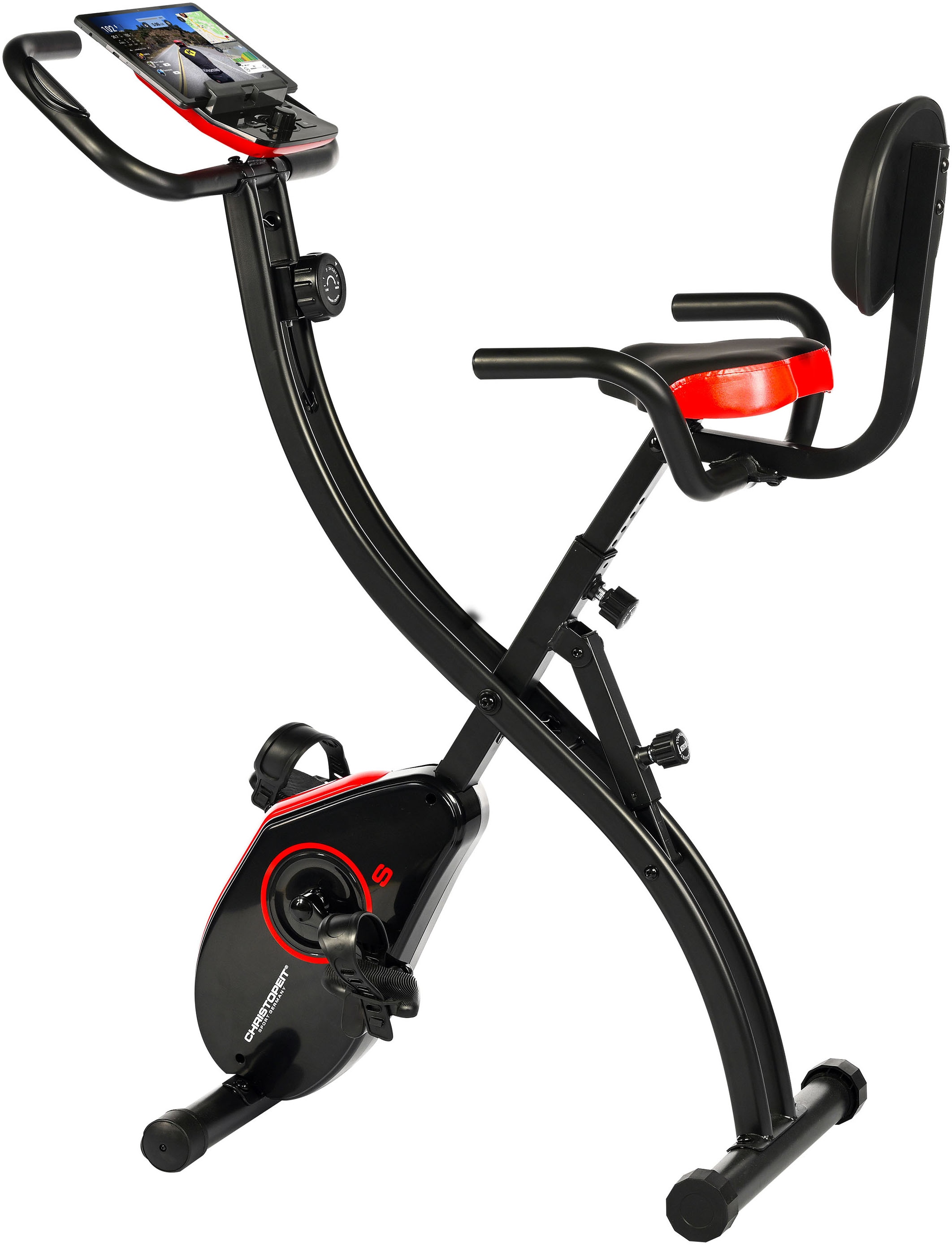 Christopeit Sport® Heimtrainer »S-Bike«, Kinomap,Fithome und Zwift kompatibel