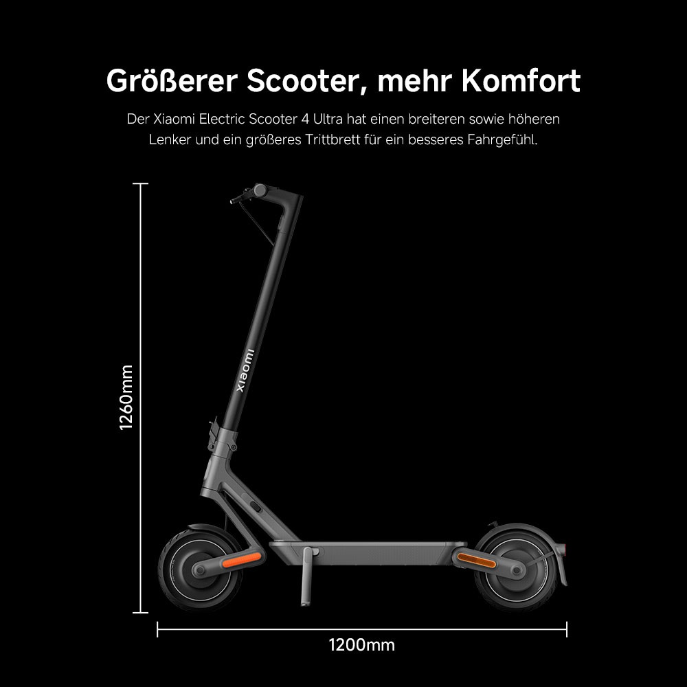 Xiaomi E-Scooter »Mi 4 Ultra«, Electric Scooter, mit Straßenzulassung, bis zu 70 km Reichweite