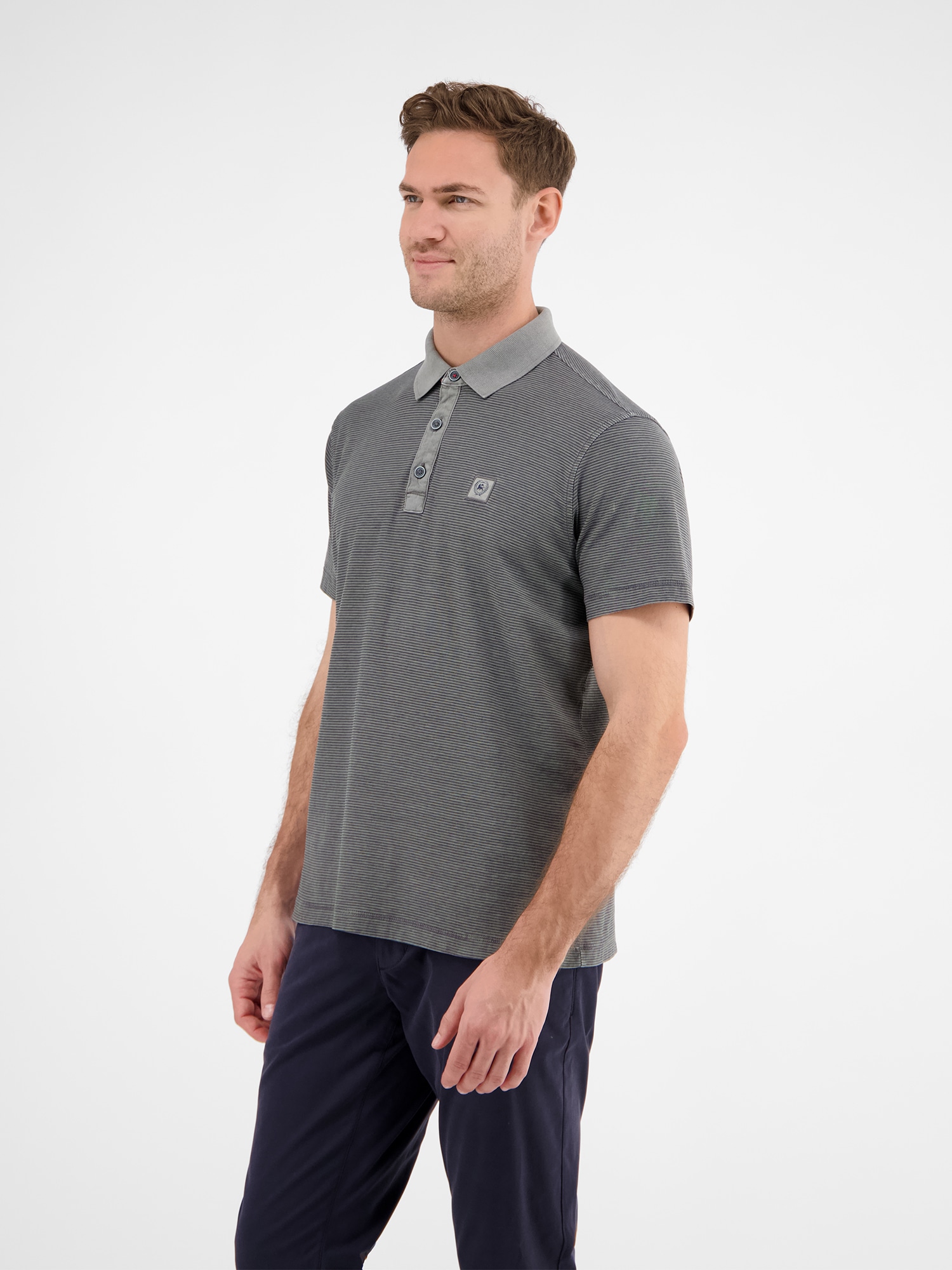 LERROS Poloshirt »LERROS Herren Poloshirt, gestreift«