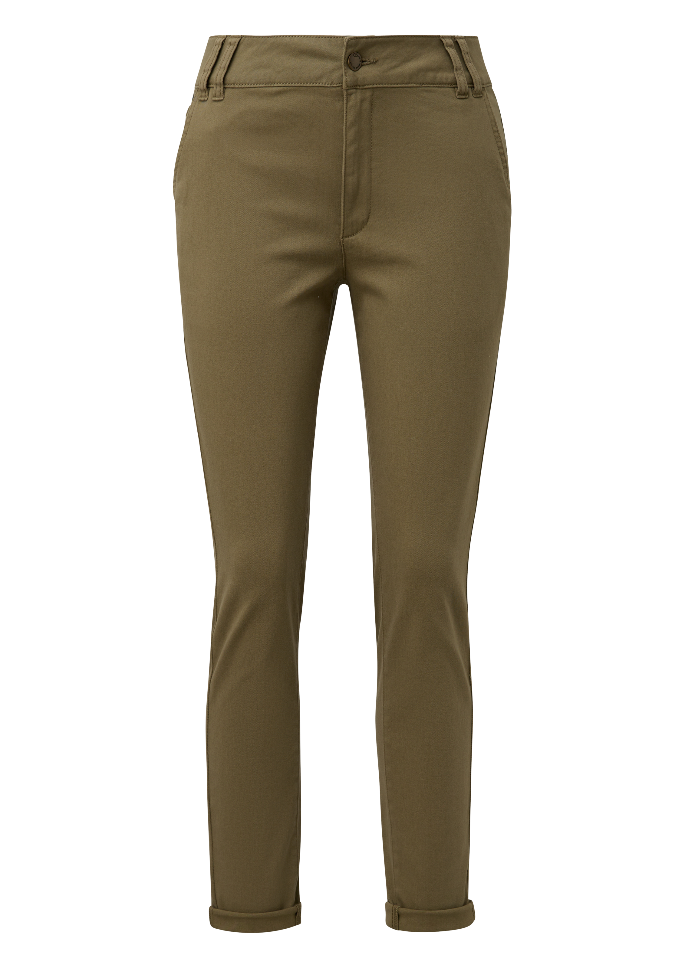 QS Chinohose, aus Baumwollstretch