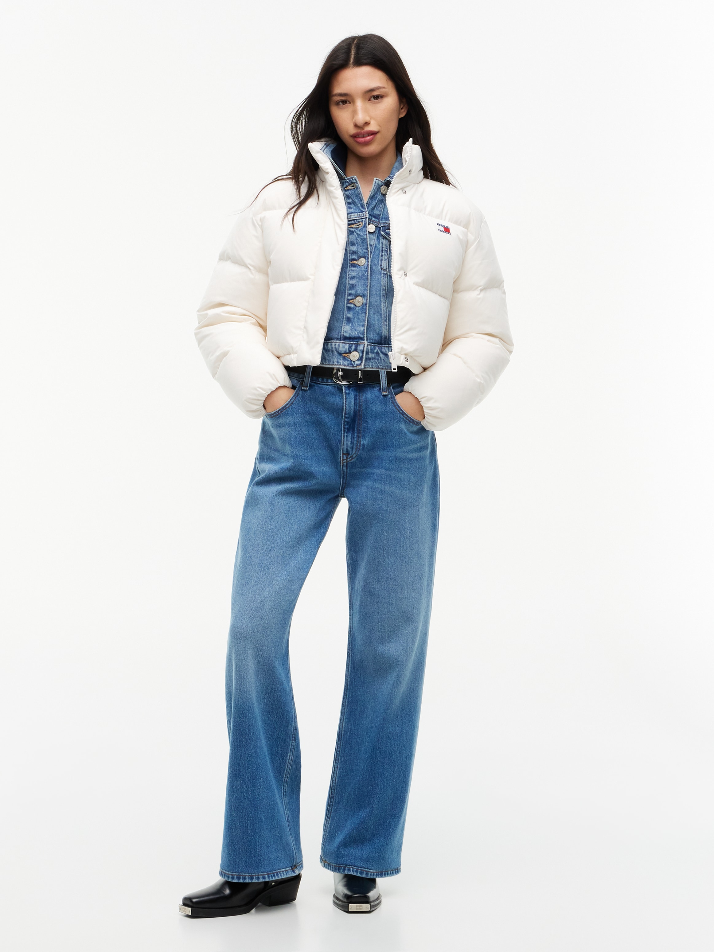 Tommy Jeans Steppjacke »TJW CRP ALASKA PUFFER EXT« mit Kapuze Kunstfaser